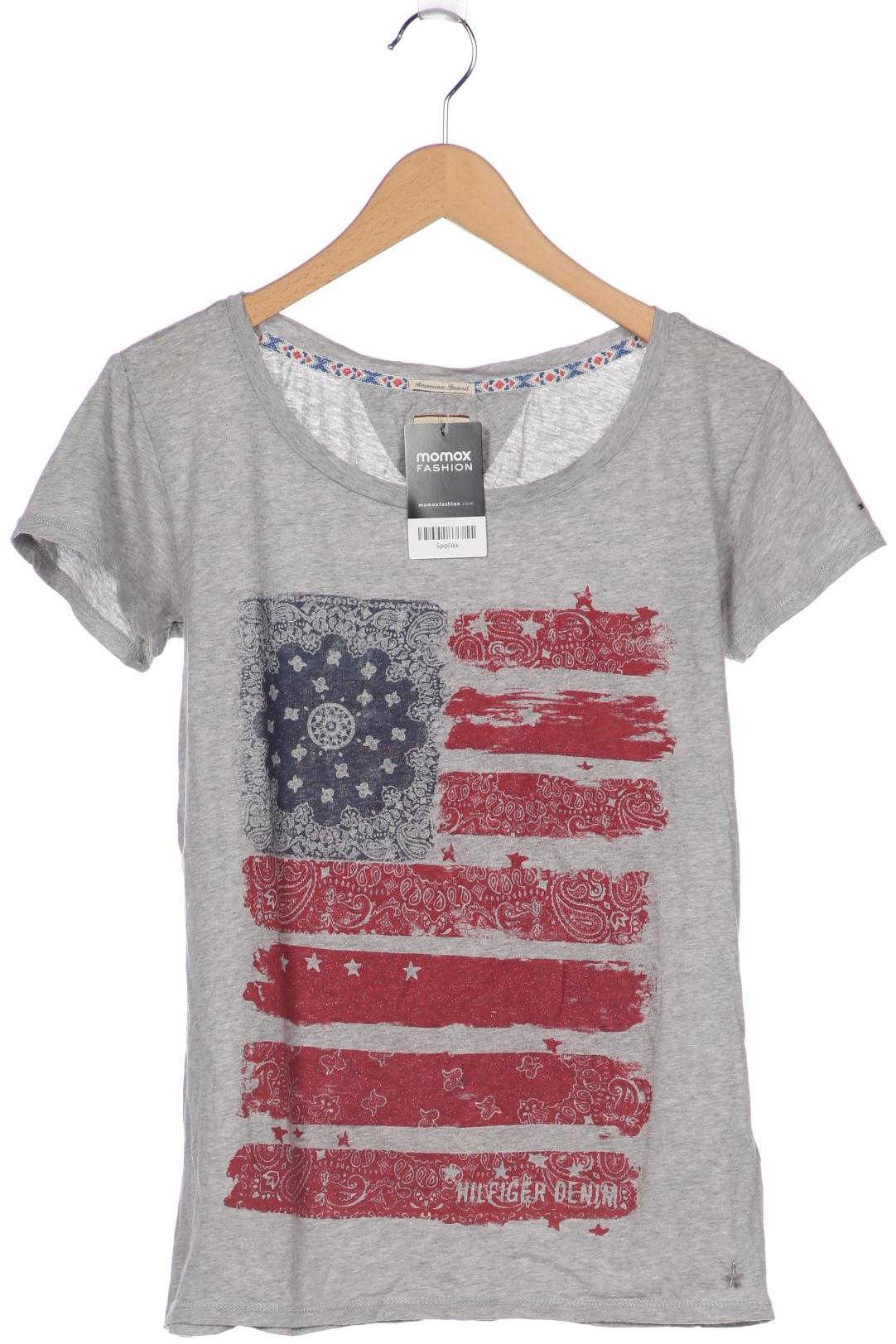 

Hilfiger Denim Damen T-Shirt, grau, Gr. 36