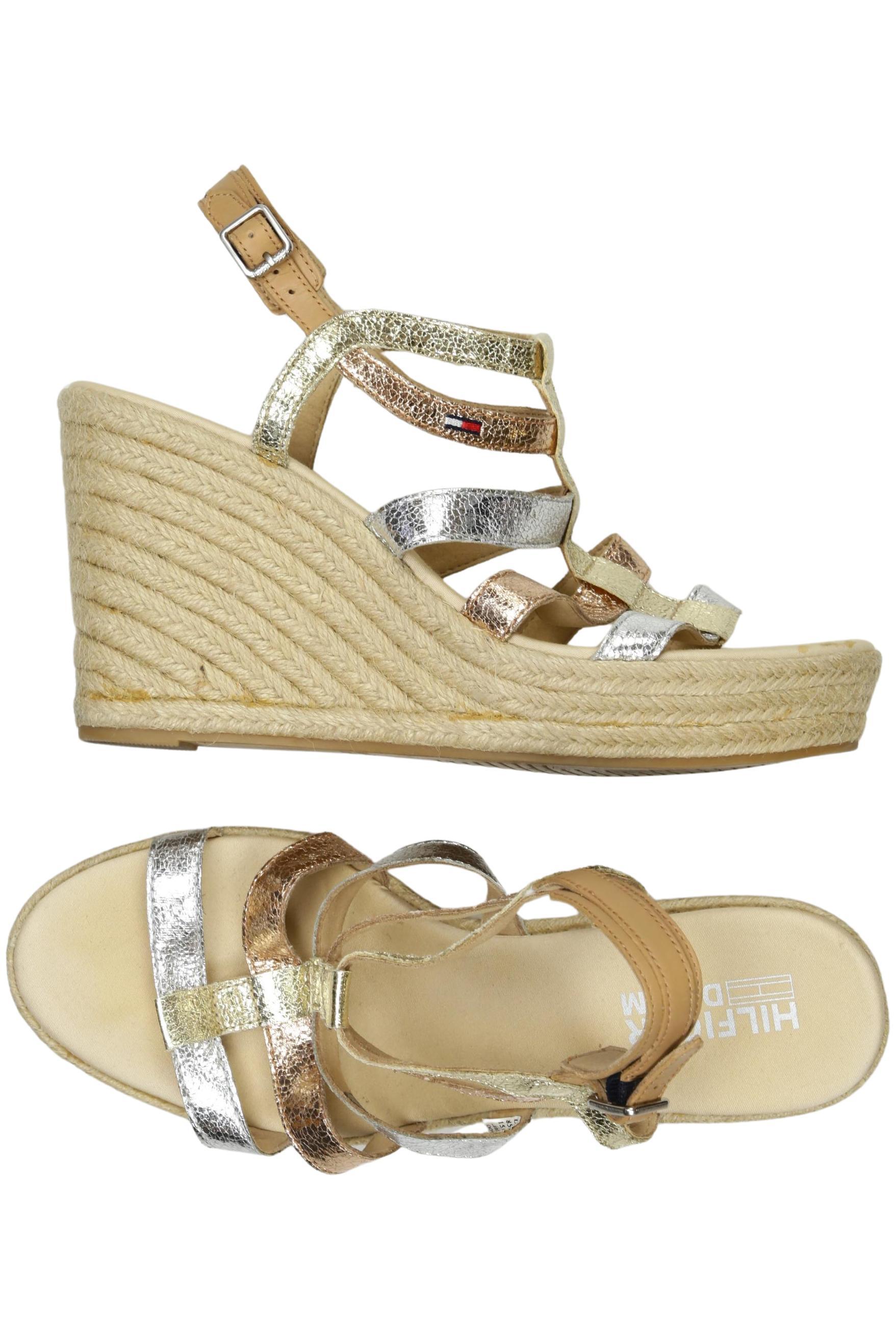 

Hilfiger Denim Damen Sandale, beige, Gr. 41