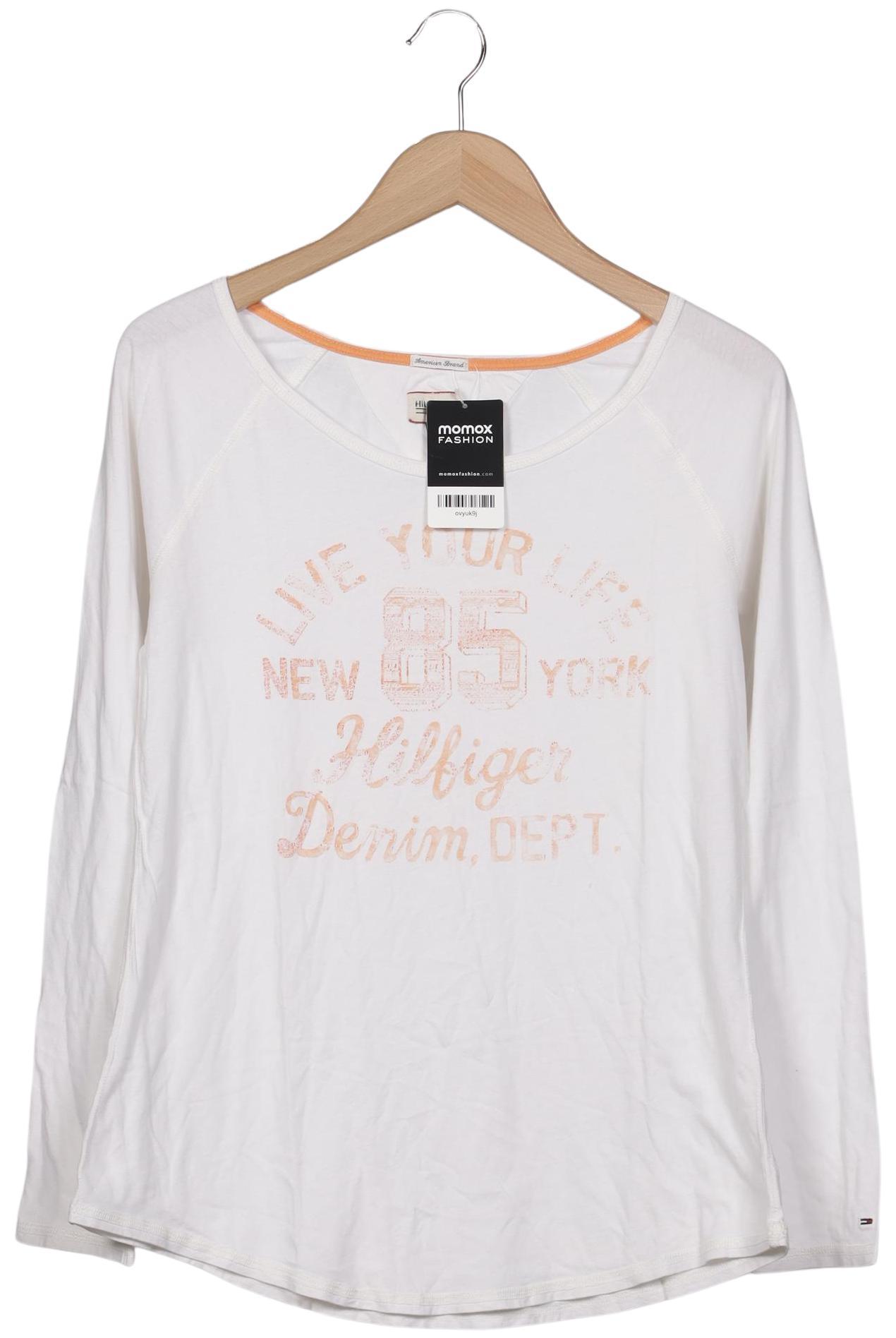 

Hilfiger Denim Damen Langarmshirt, weiß, Gr. 42