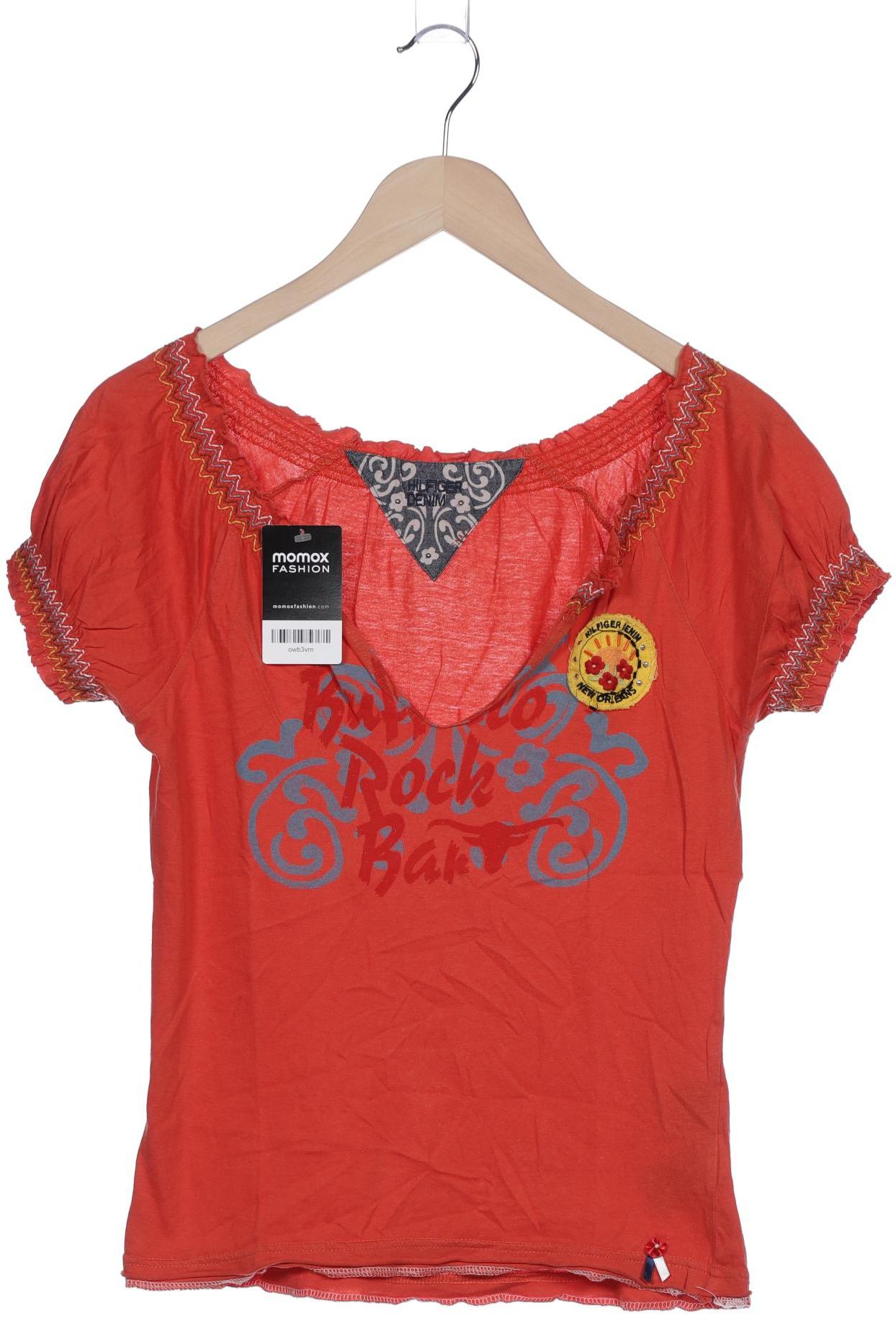 

Hilfiger Denim Damen T-Shirt, orange, Gr. 36