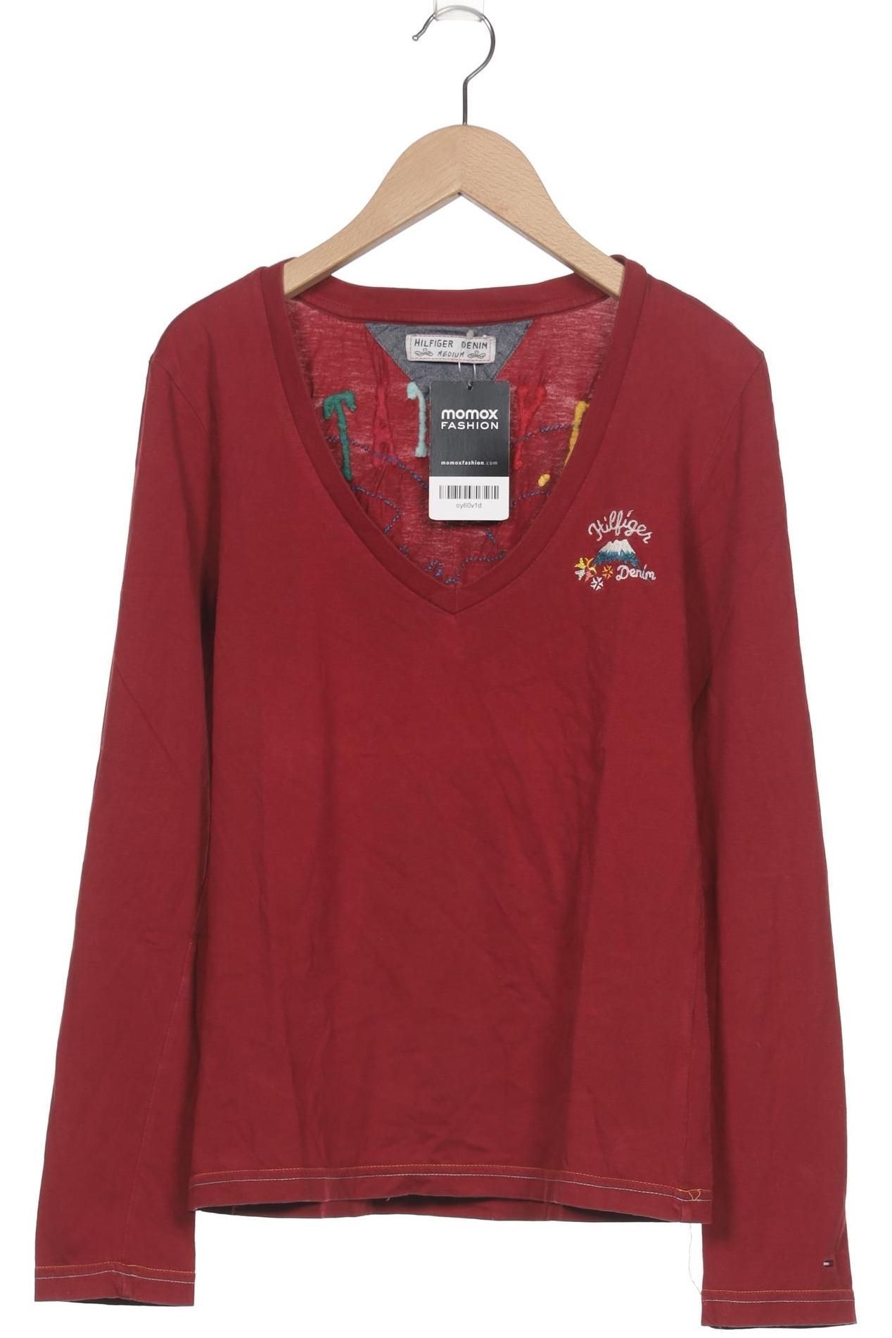 

Hilfiger Denim Damen Langarmshirt, bordeaux, Gr. 38