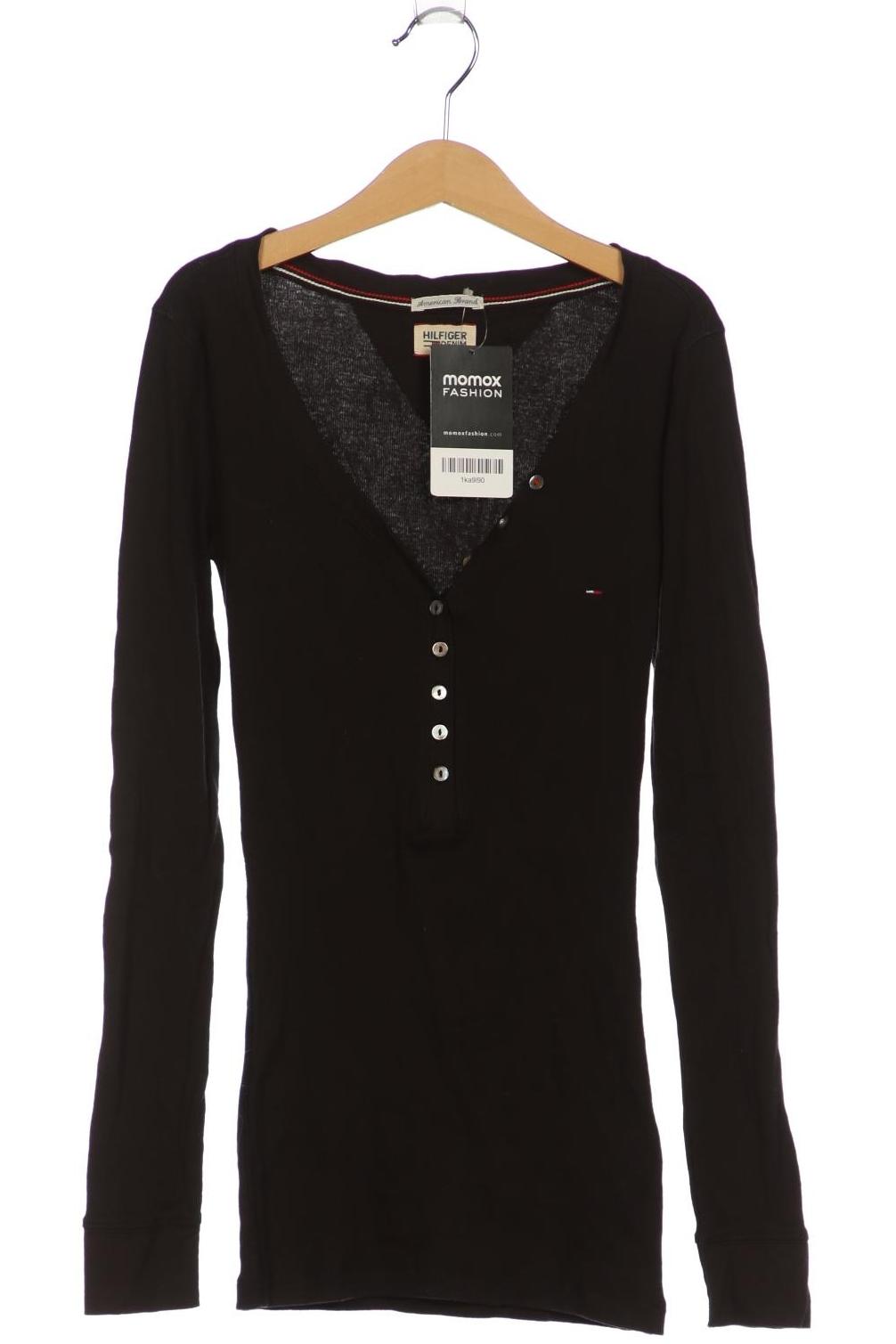 

Hilfiger Denim Damen Langarmshirt, schwarz, Gr. 36