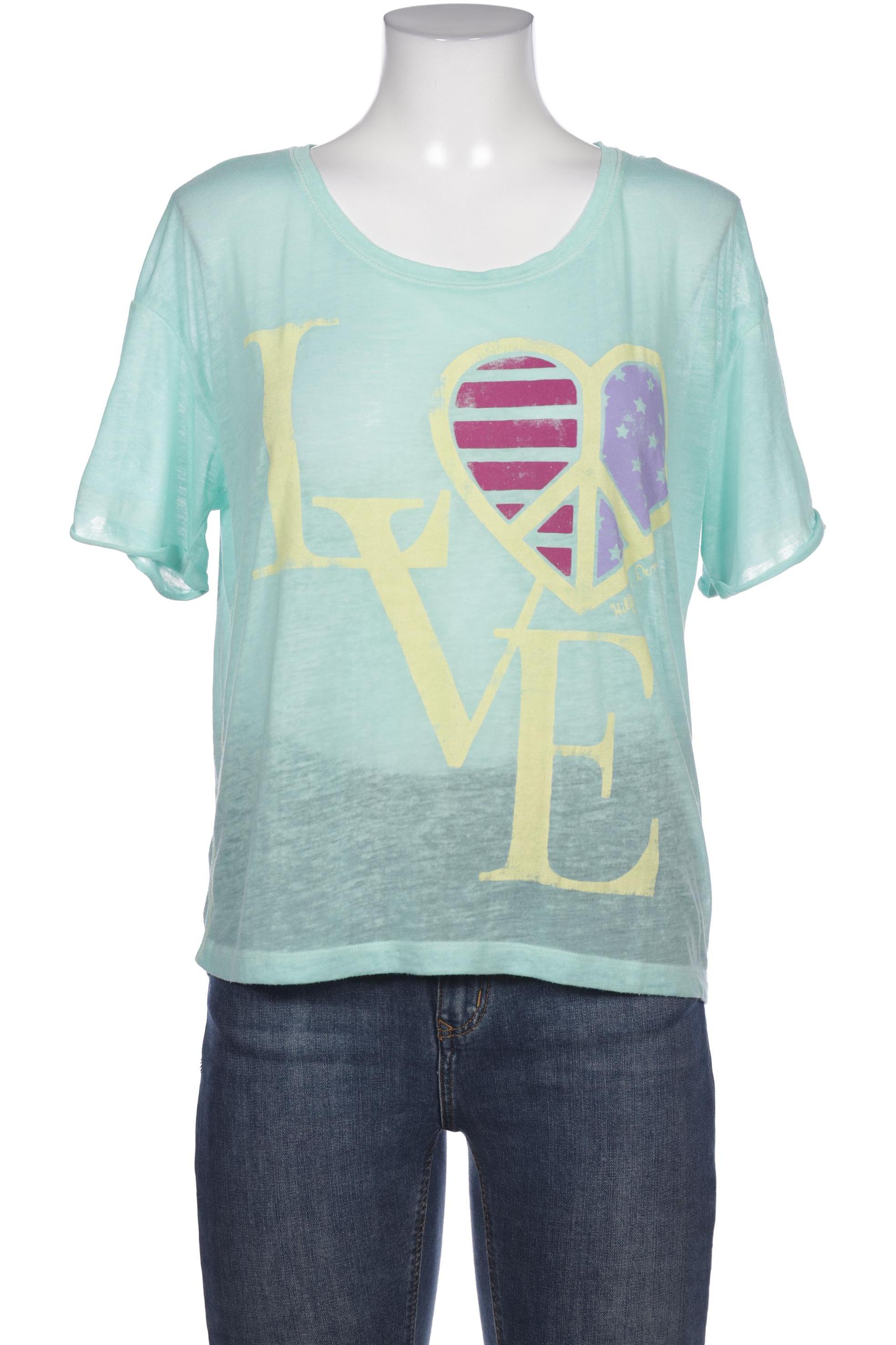 

Hilfiger Denim Damen T-Shirt, türkis, Gr. 36