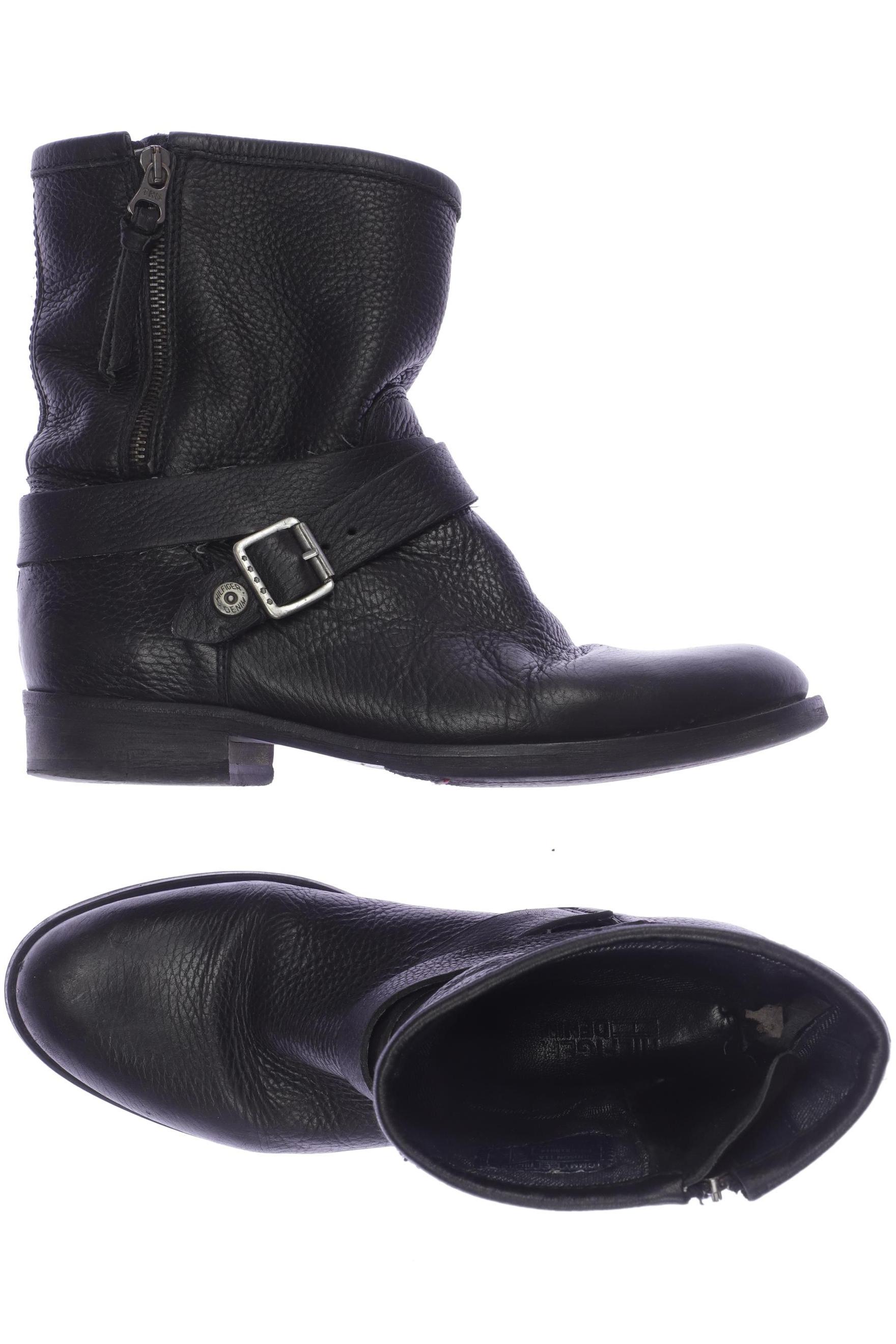 

Hilfiger Denim Damen Stiefelette, schwarz, Gr. 40