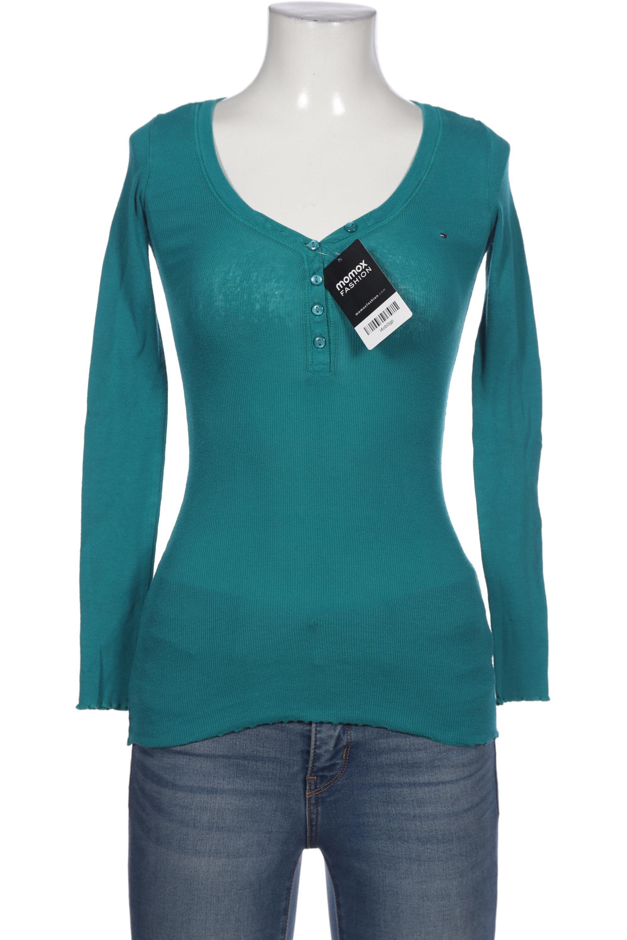 

HILFIGER DENIM Damen Langarmshirt, türkis