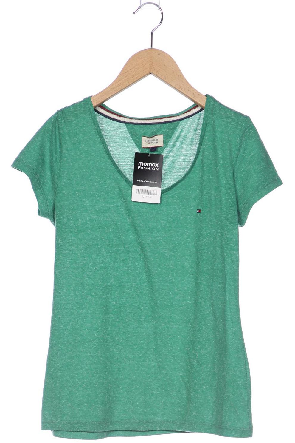 

Hilfiger Denim Damen T-Shirt, grün, Gr. 36