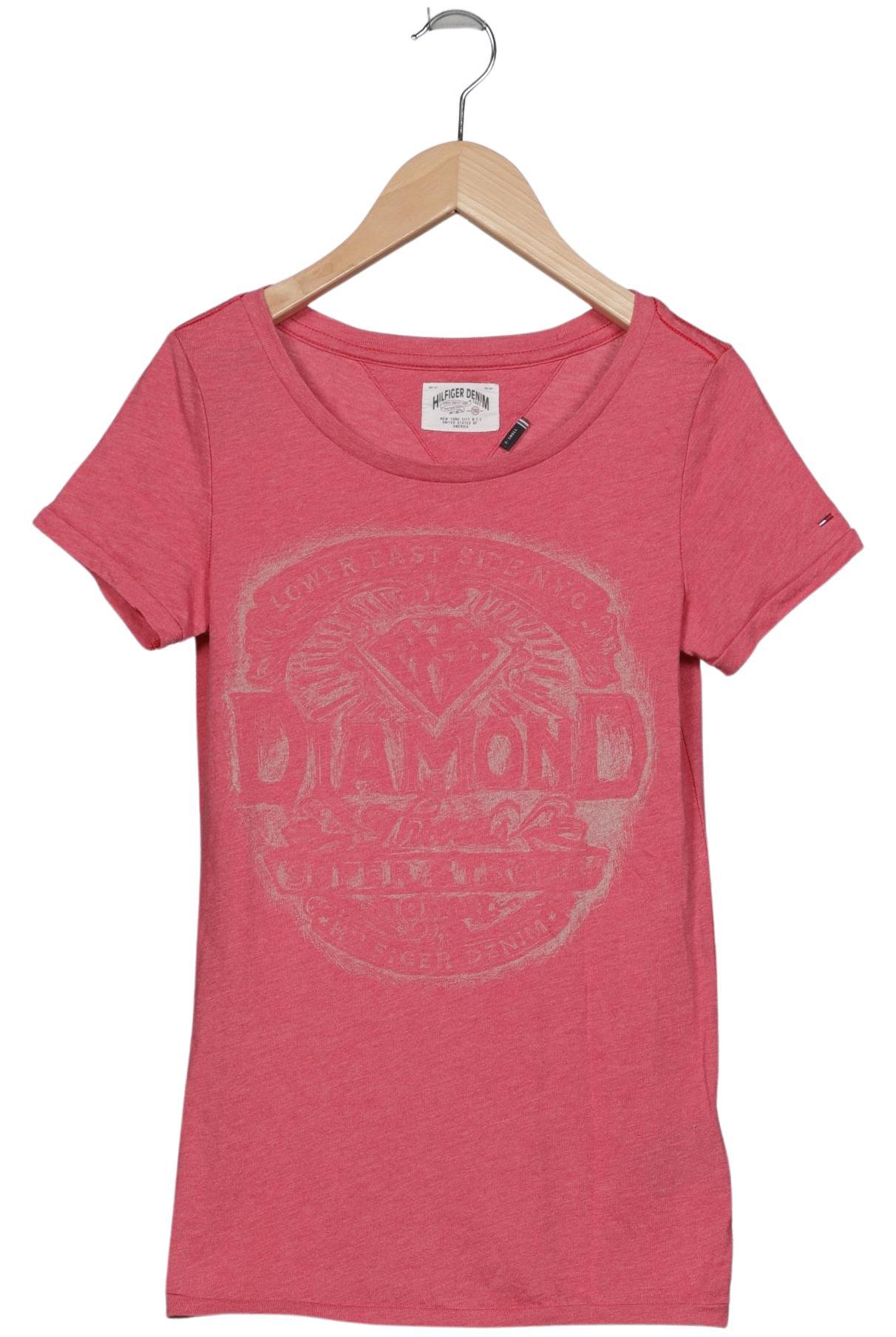 

Hilfiger Denim Damen T-Shirt, pink, Gr. 34