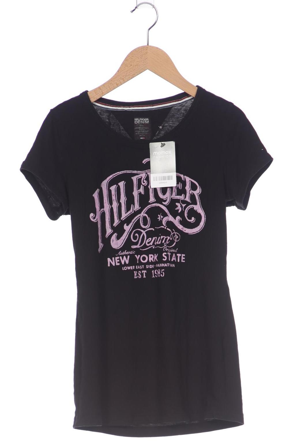 

Hilfiger Denim Damen T-Shirt, schwarz, Gr. 42