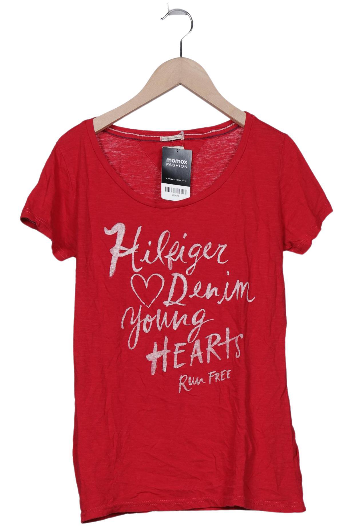 

Hilfiger Denim Damen T-Shirt, rot, Gr. 42