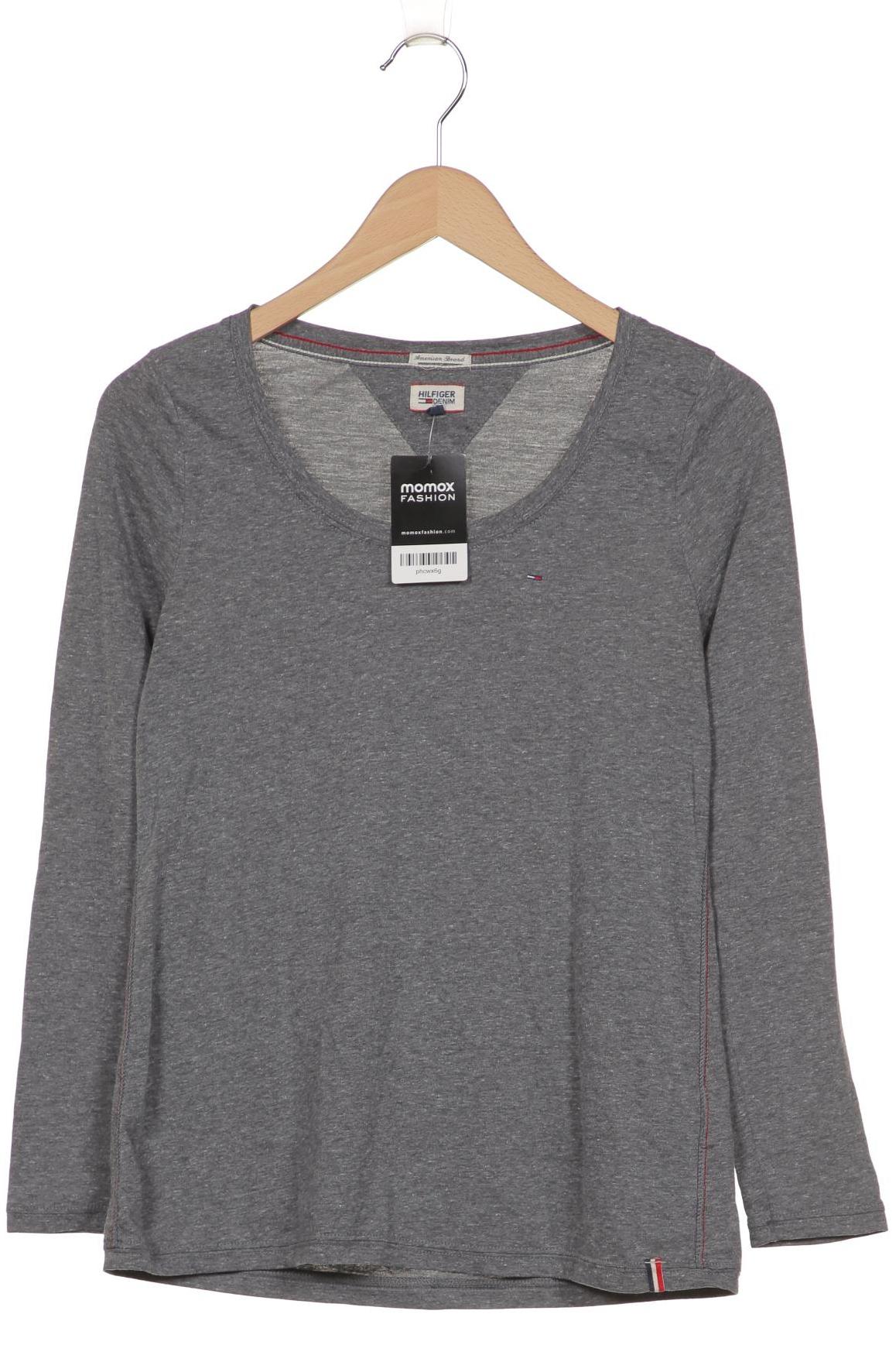 

HILFIGER DENIM Damen Langarmshirt, grau