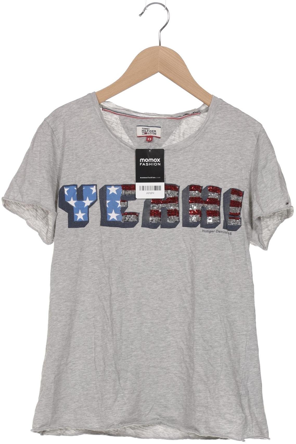 

Hilfiger Denim Damen T-Shirt, grau, Gr. 34