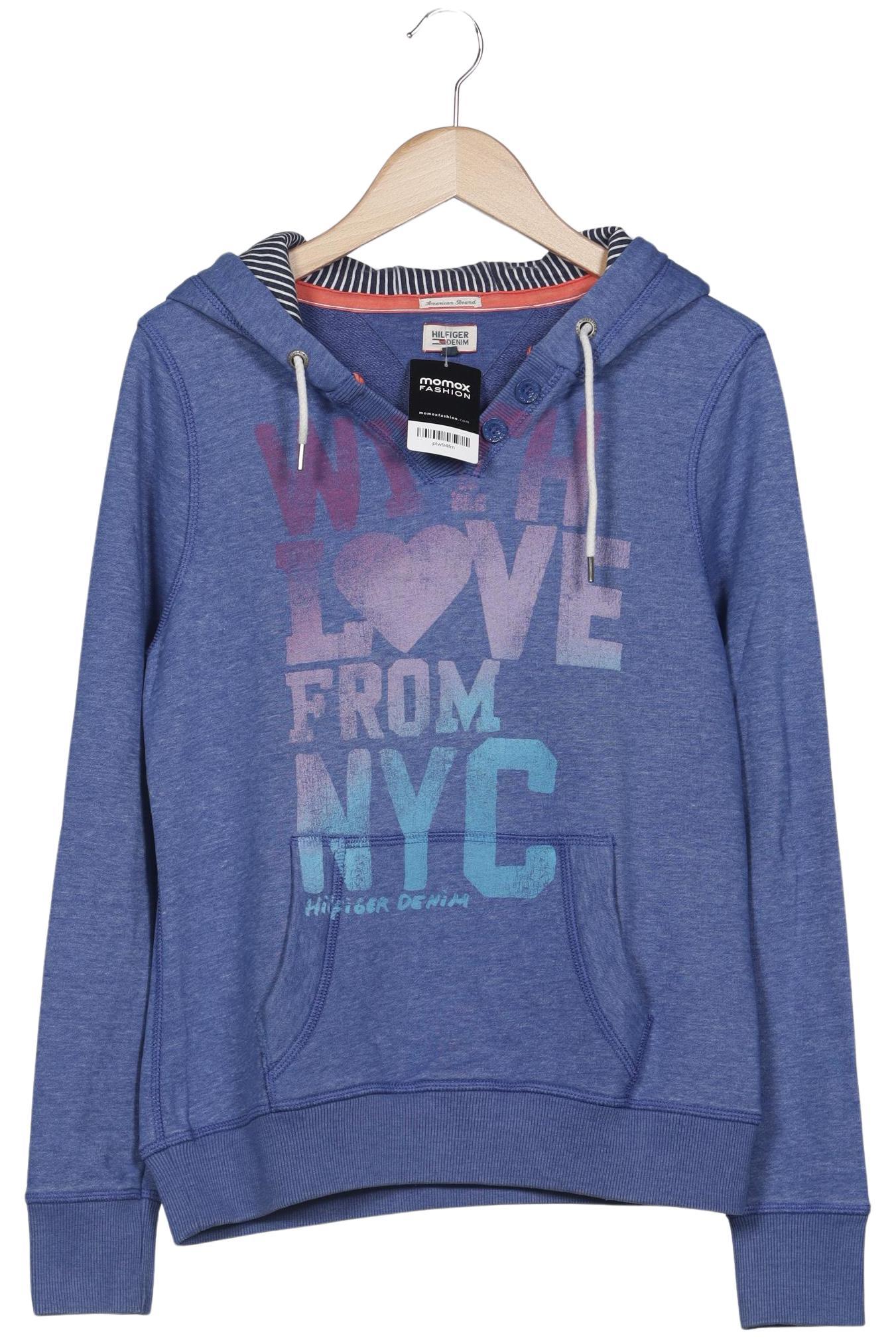 

Hilfiger Denim Damen Kapuzenpullover, blau, Gr. 42