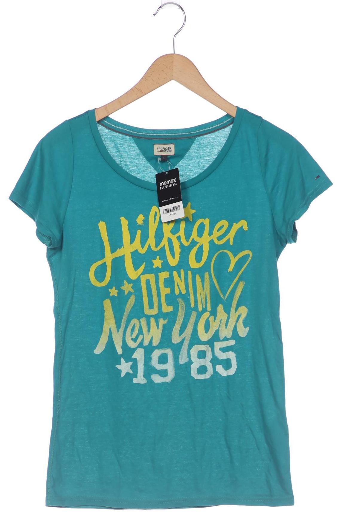 

Hilfiger Denim Damen T-Shirt, türkis, Gr. 42