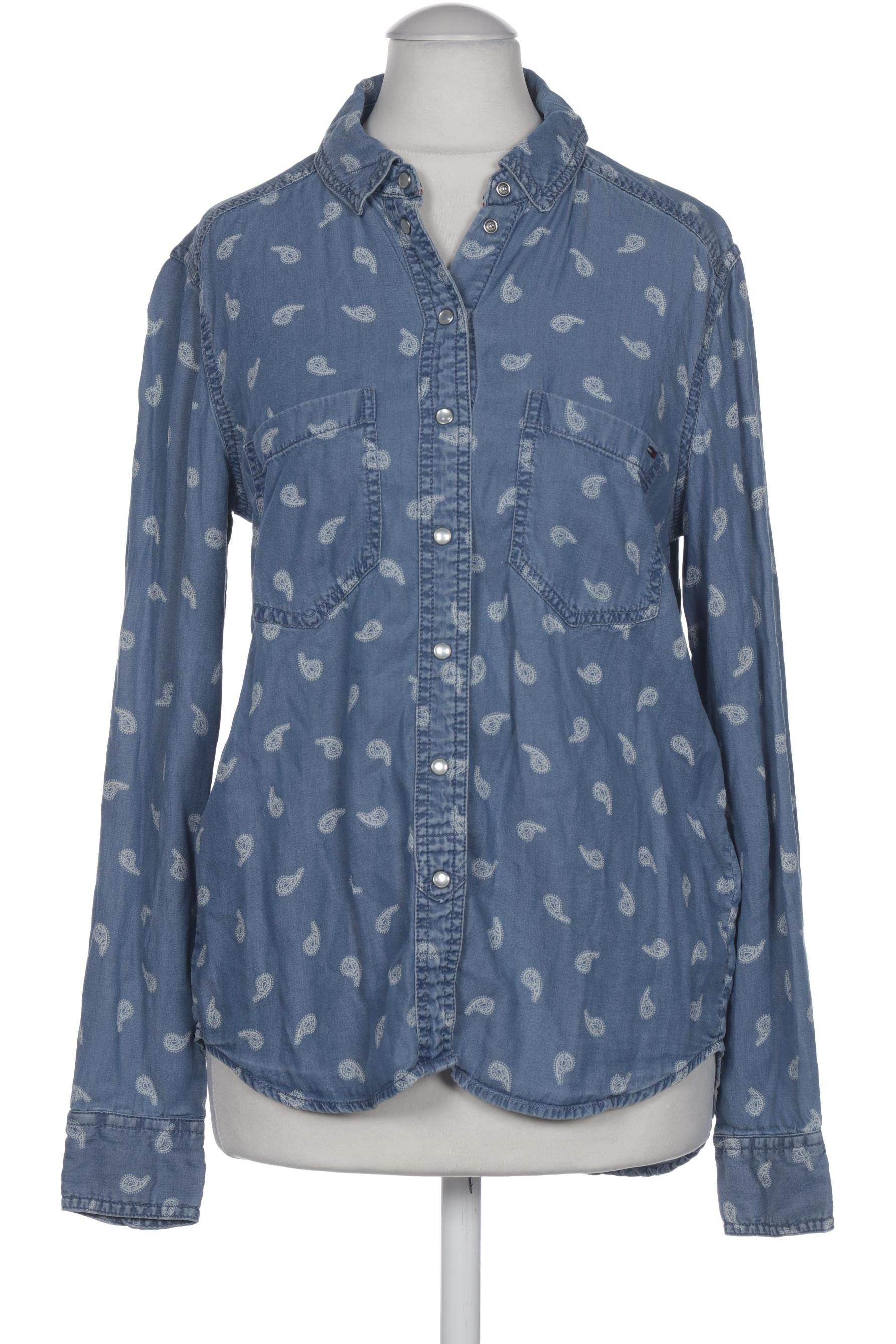 

Hilfiger Denim Damen Bluse, blau, Gr. 34