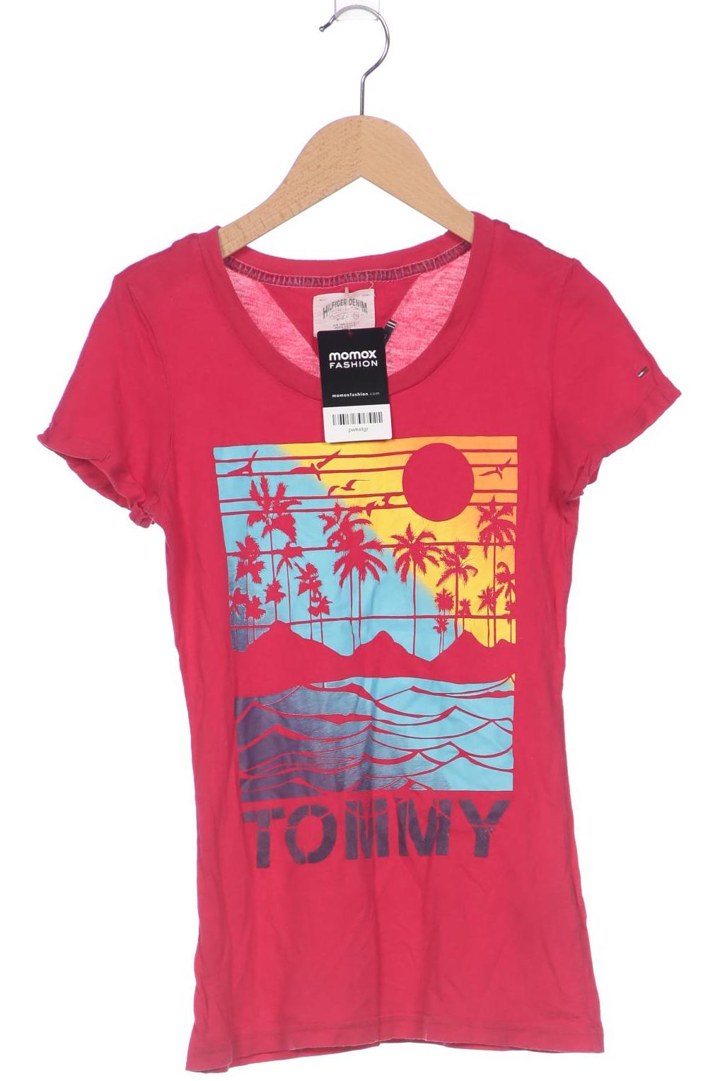 

Hilfiger Denim Damen T-Shirt, pink, Gr. 36