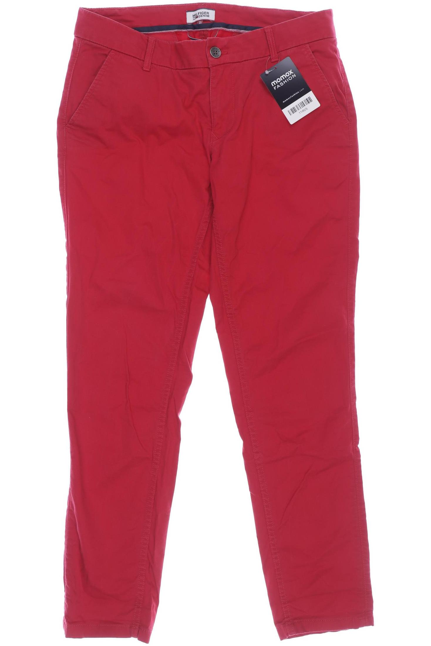 

Hilfiger Denim Damen Stoffhose, rot, Gr. 26