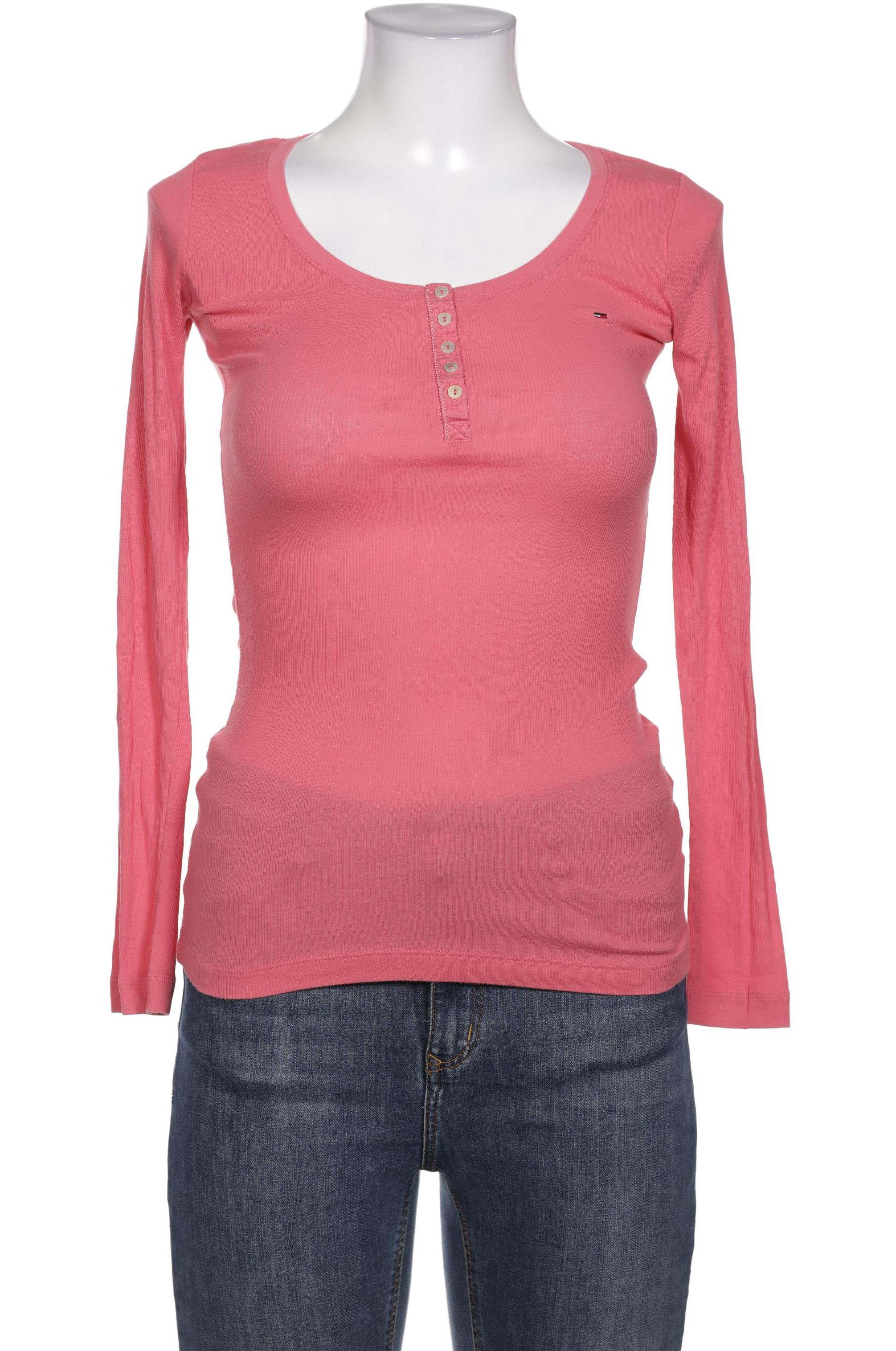 

Hilfiger Denim Damen Langarmshirt, pink, Gr. 38