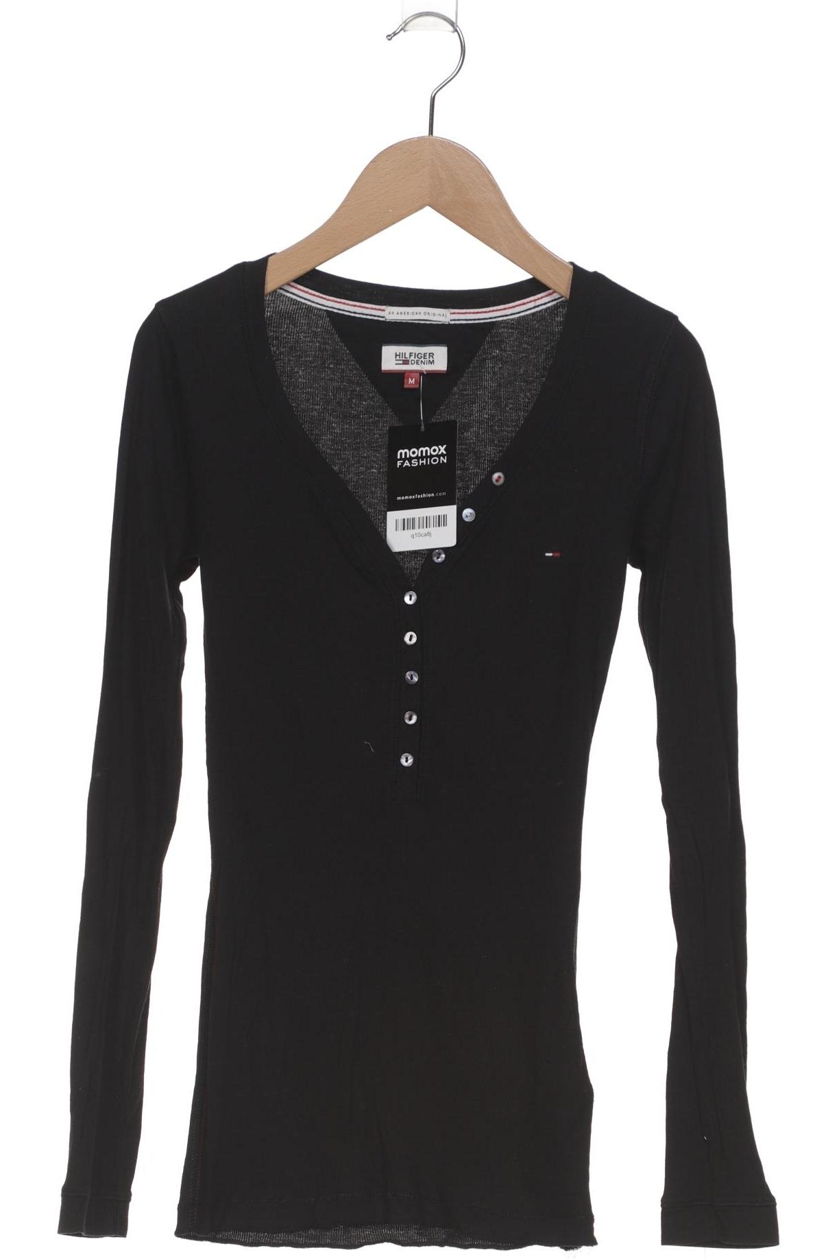 

Hilfiger Denim Damen Langarmshirt, schwarz, Gr. 38