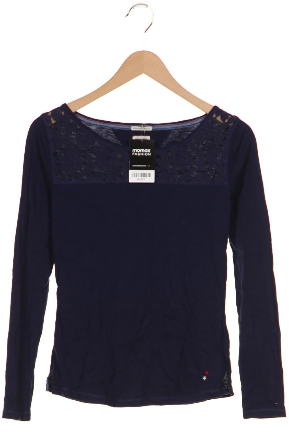 

Hilfiger Denim Damen Langarmshirt, marineblau, Gr. 34