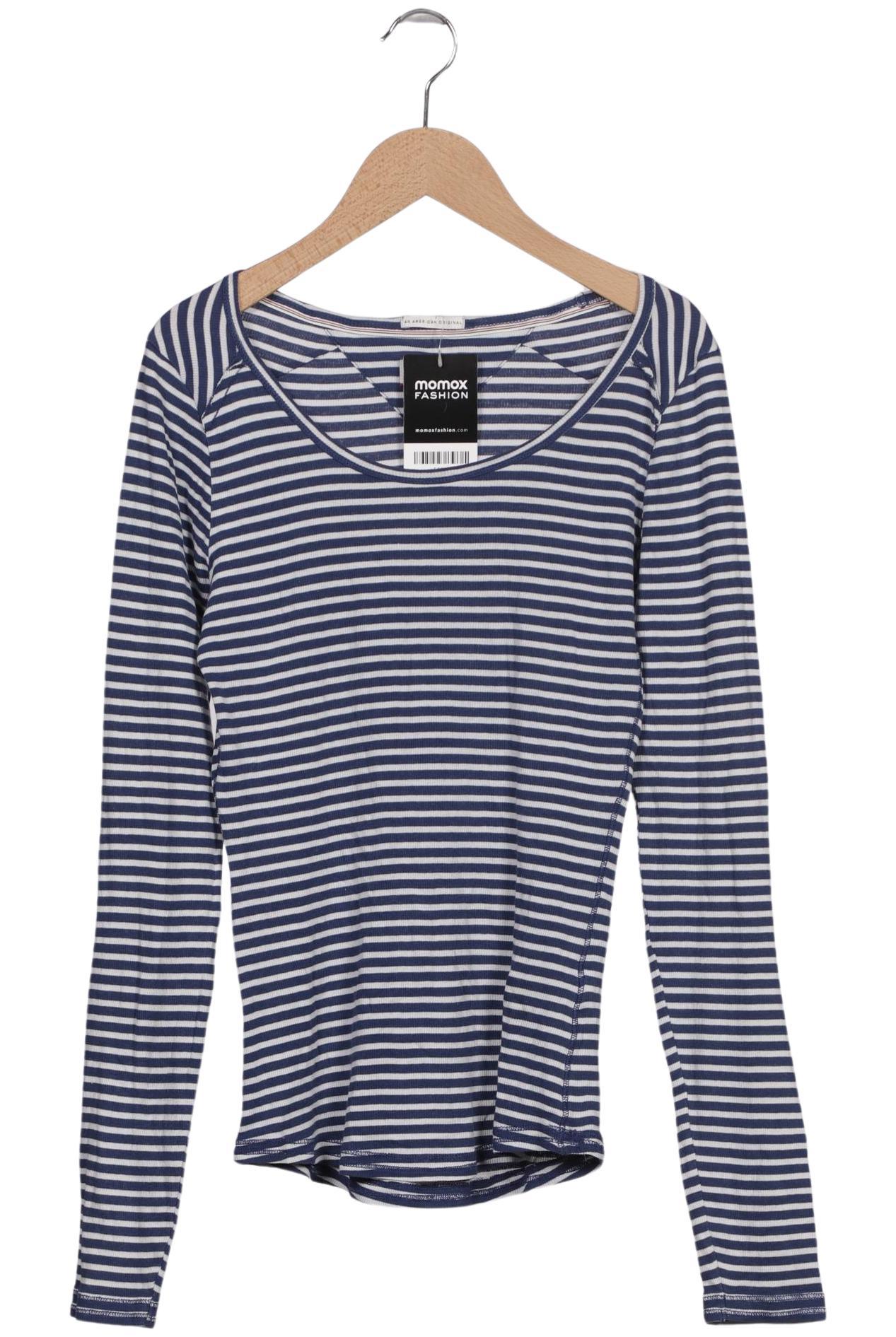 

Hilfiger Denim Damen Langarmshirt, blau, Gr. 38