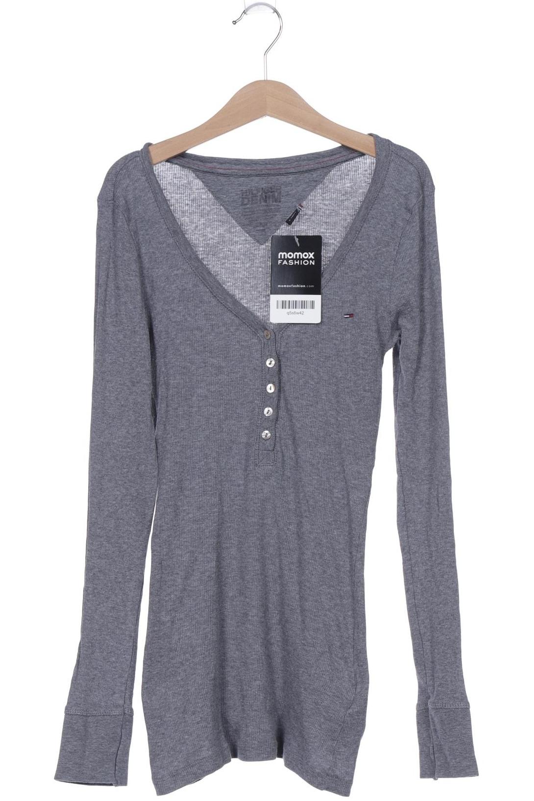 

Hilfiger Denim Damen Langarmshirt, grau, Gr. 34