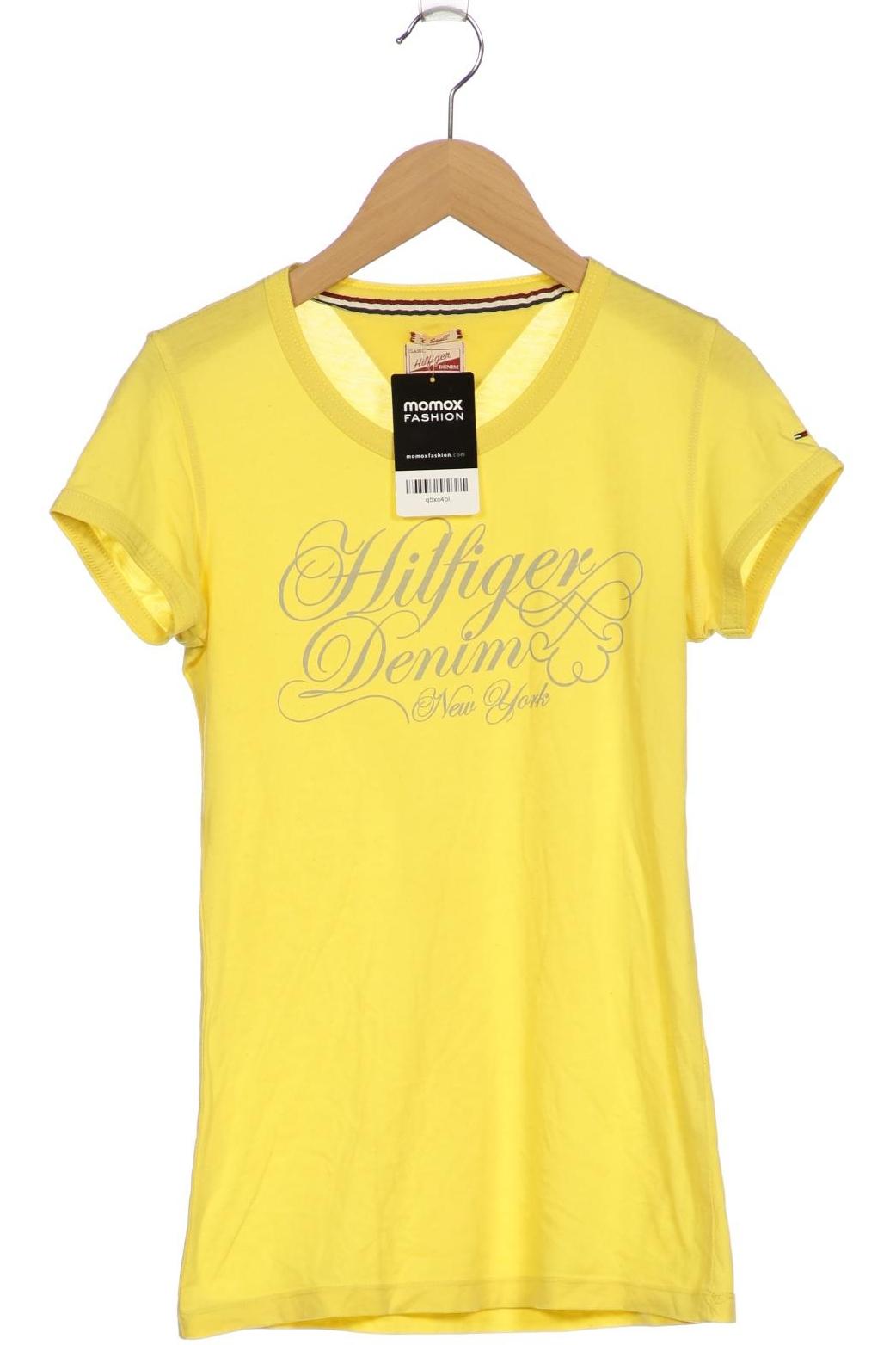 

Hilfiger Denim Damen T-Shirt, gelb, Gr. 34