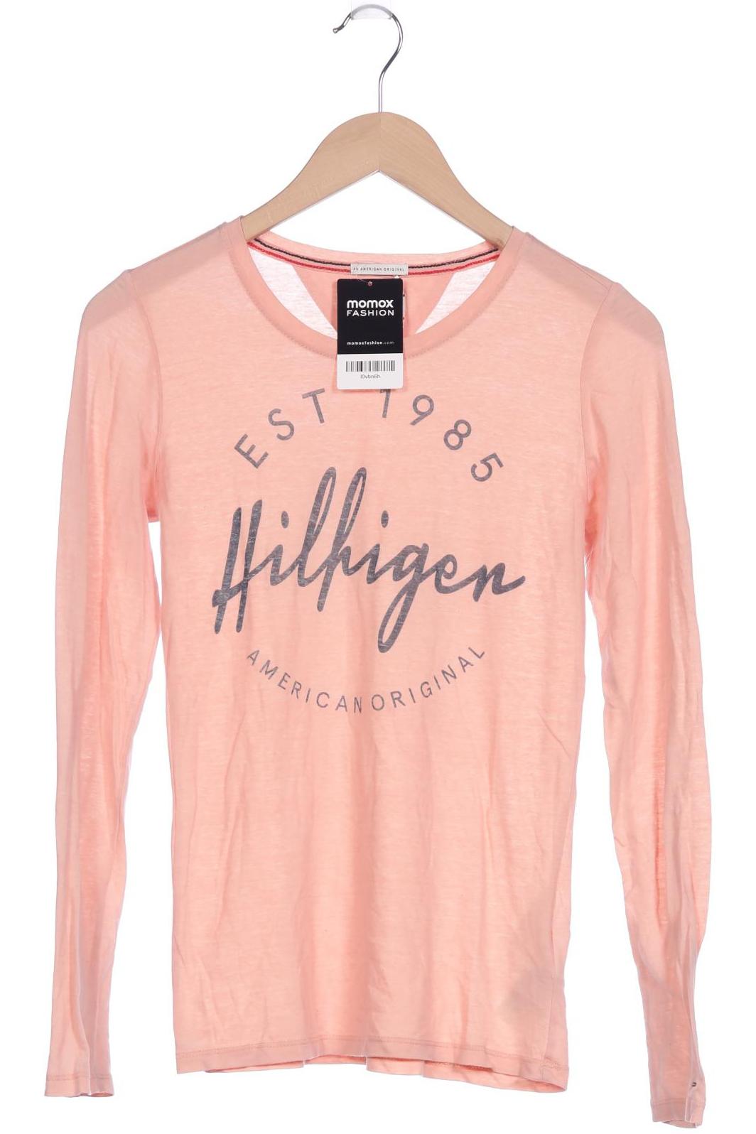 

Hilfiger Denim Damen Langarmshirt, pink, Gr. 36