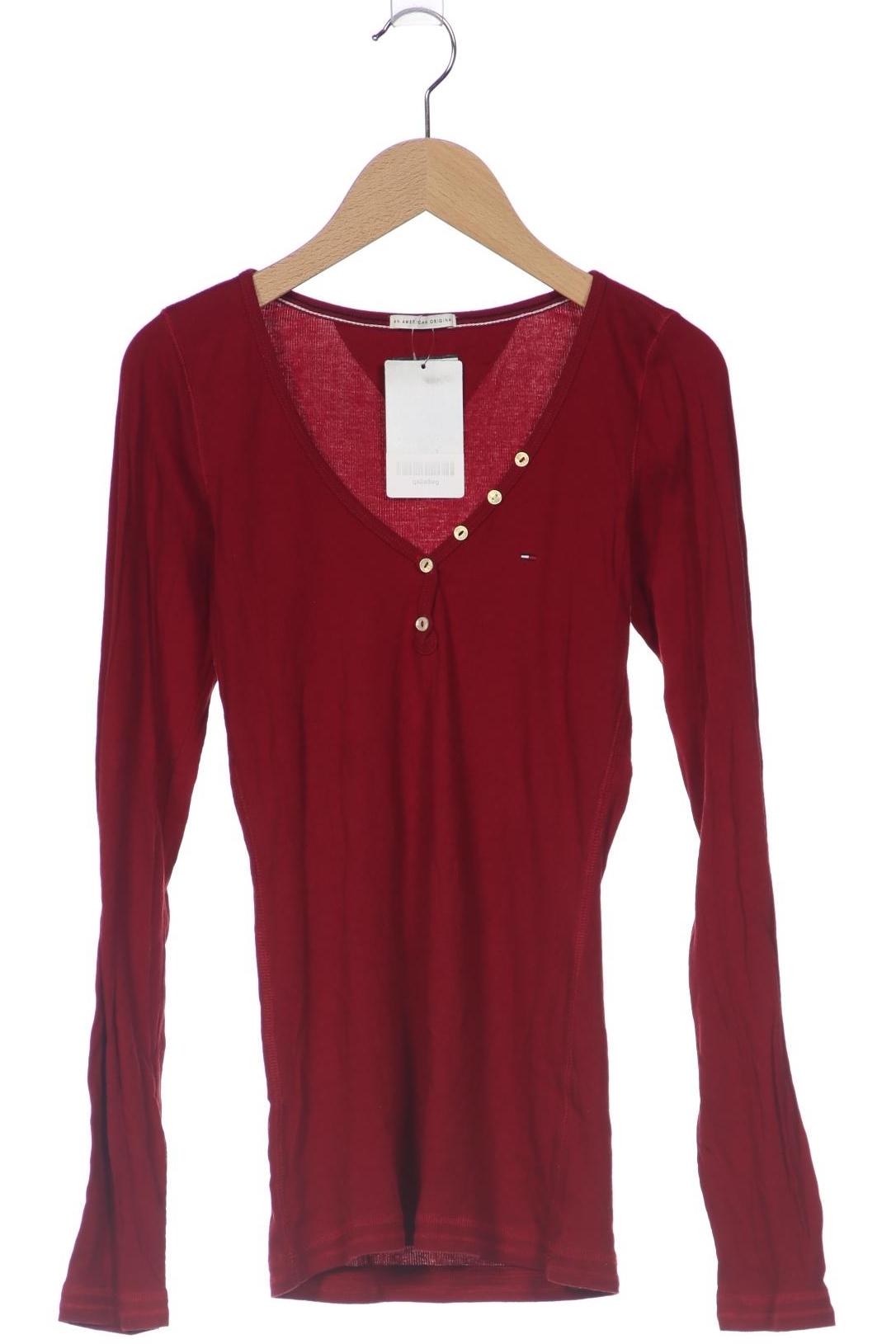 

Hilfiger Denim Damen Langarmshirt, bordeaux, Gr. 38