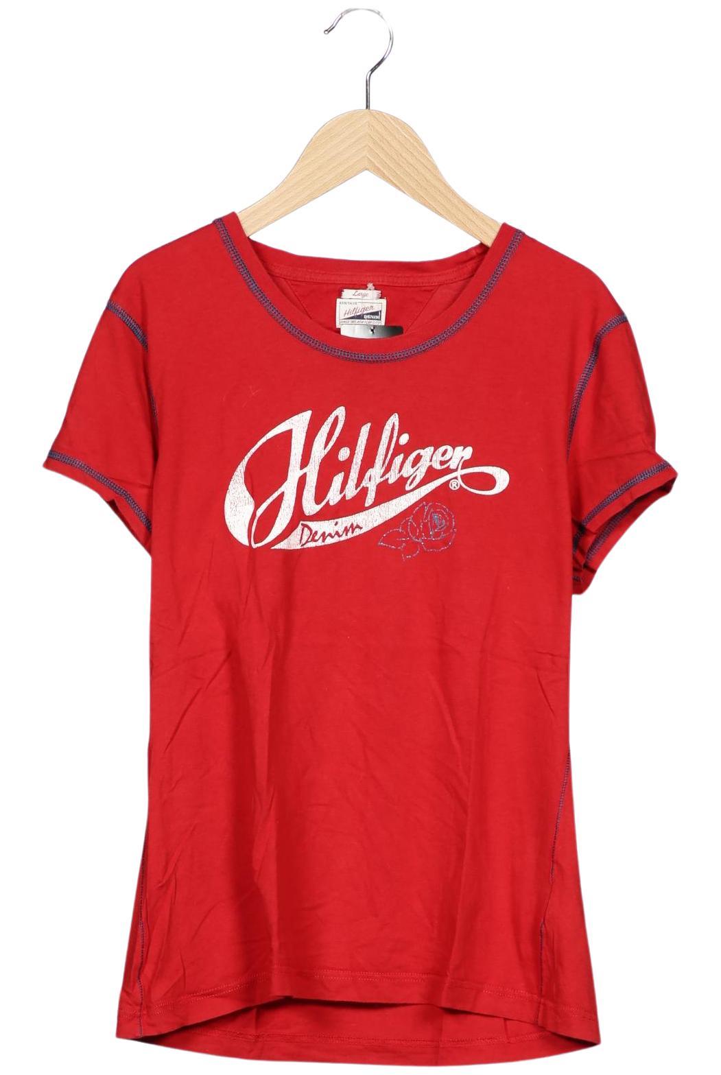 

Hilfiger Denim Damen T-Shirt, rot, Gr. 42