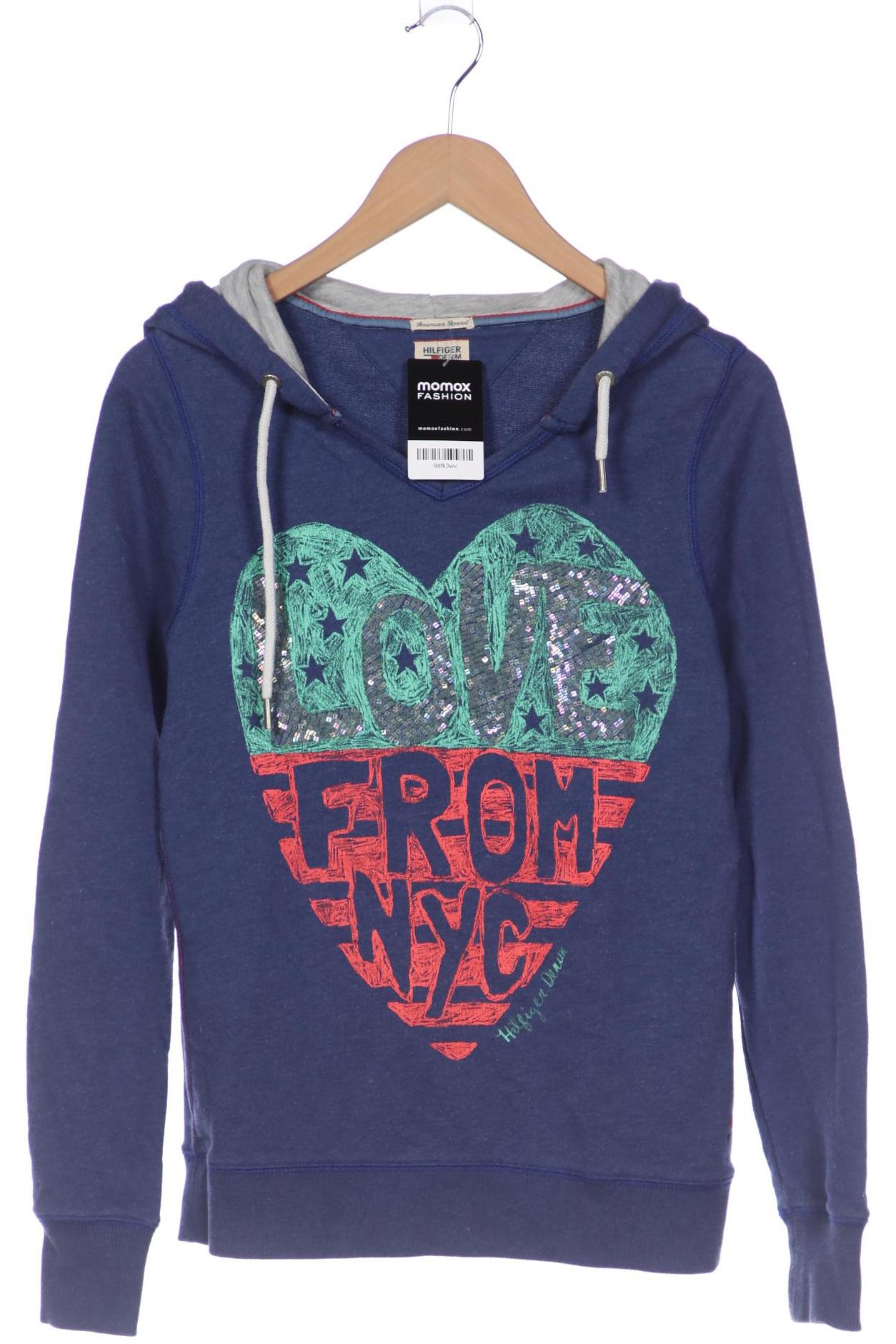 

Hilfiger Denim Damen Kapuzenpullover, blau, Gr. 38
