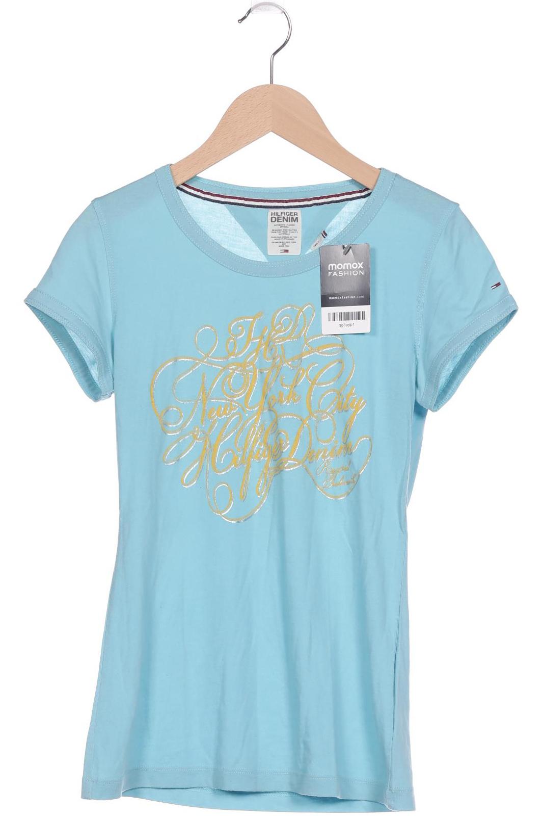 

Hilfiger Denim Damen T-Shirt, hellblau, Gr. 36