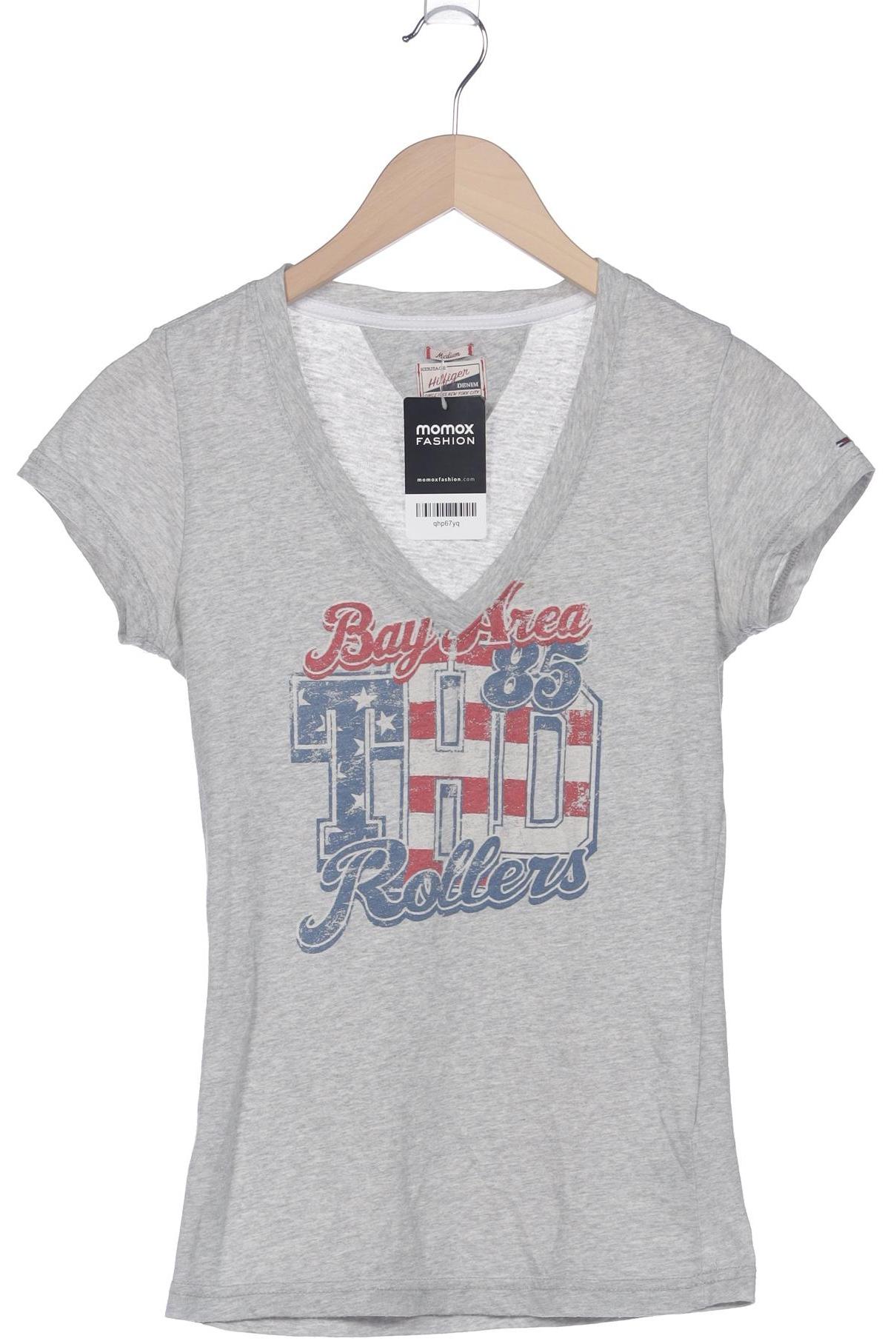 

Hilfiger Denim Damen T-Shirt, grau, Gr. 38