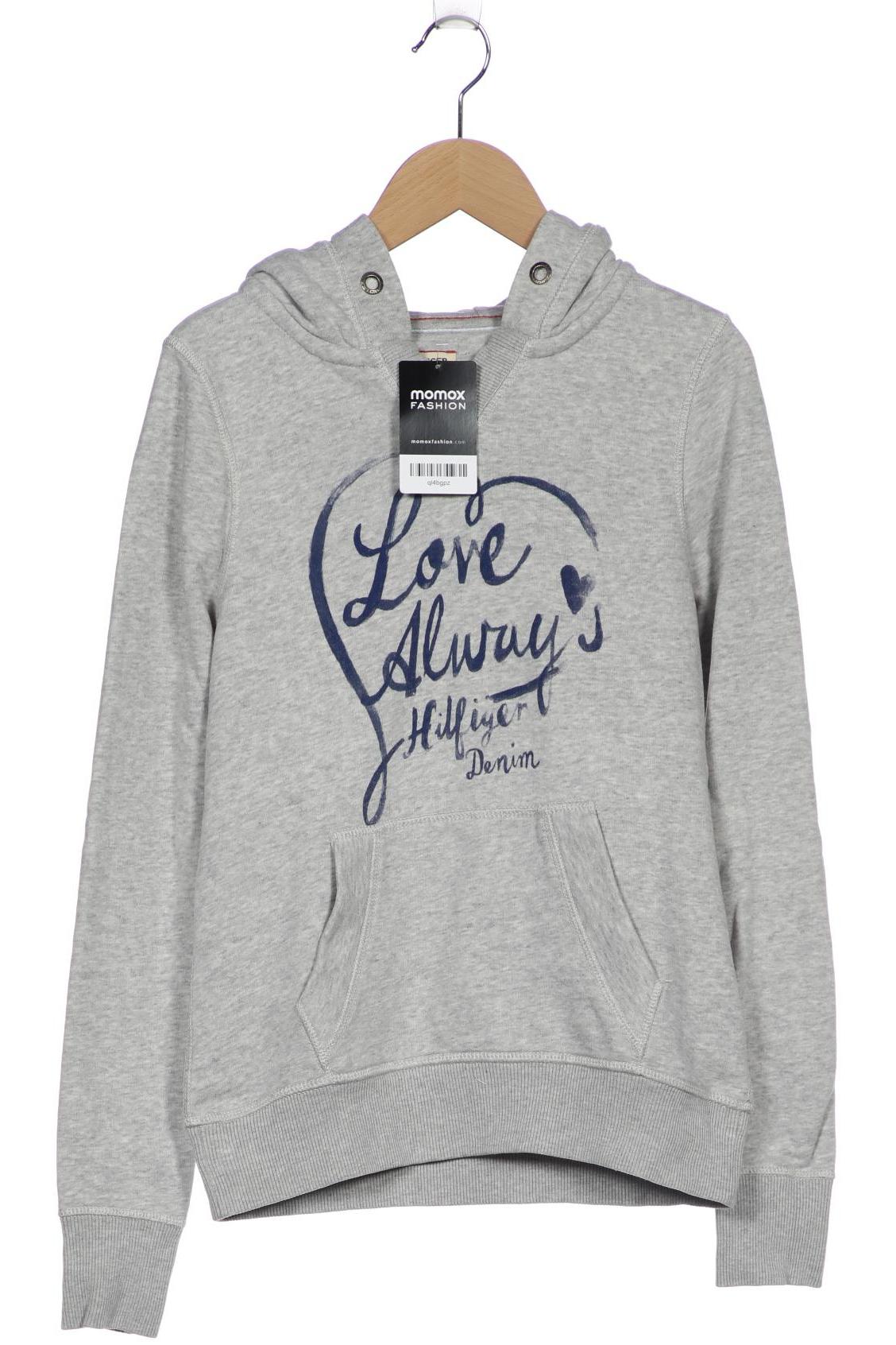 

HILFIGER DENIM Damen Kapuzenpullover, grau