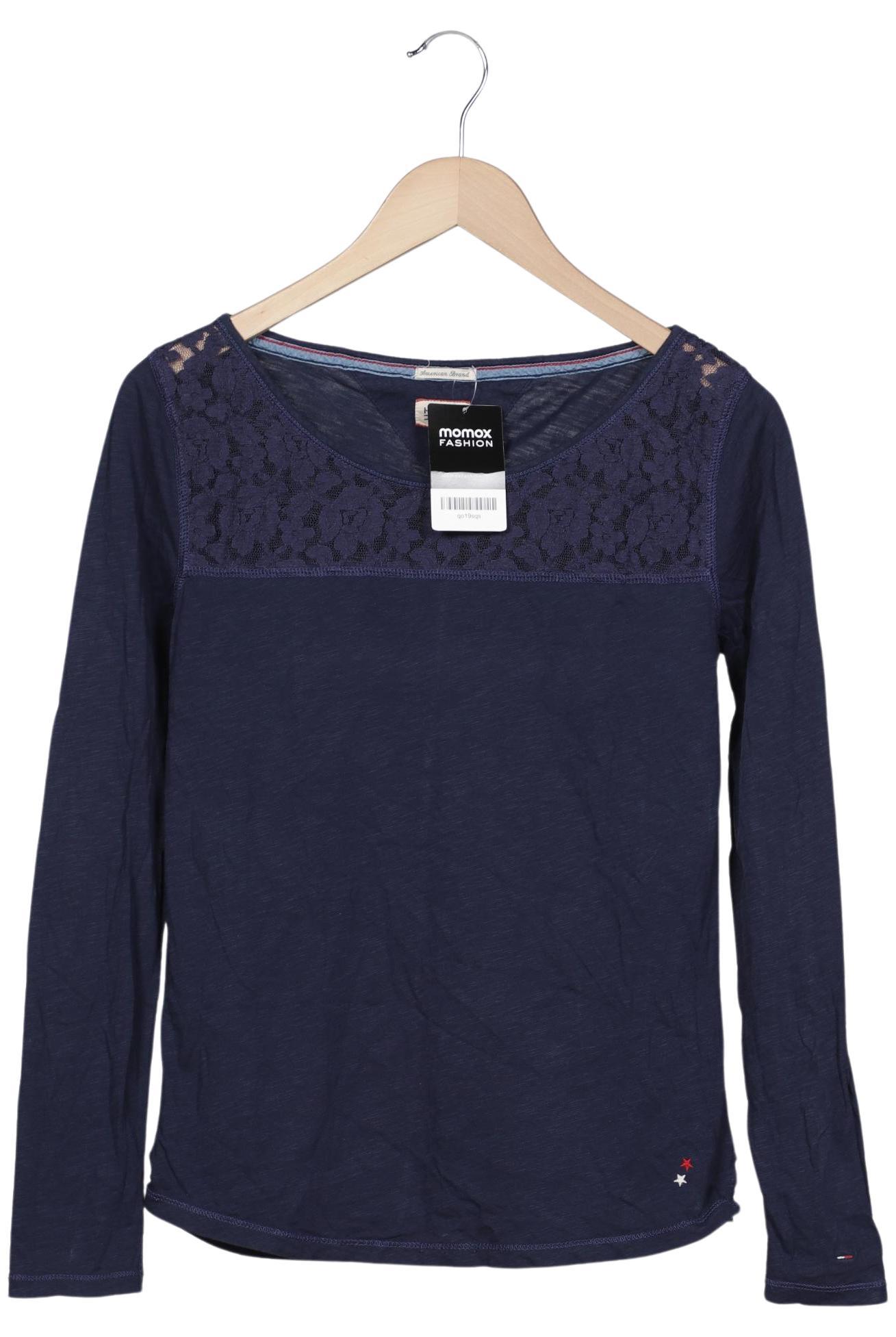 

Hilfiger Denim Damen Langarmshirt, marineblau, Gr. 38