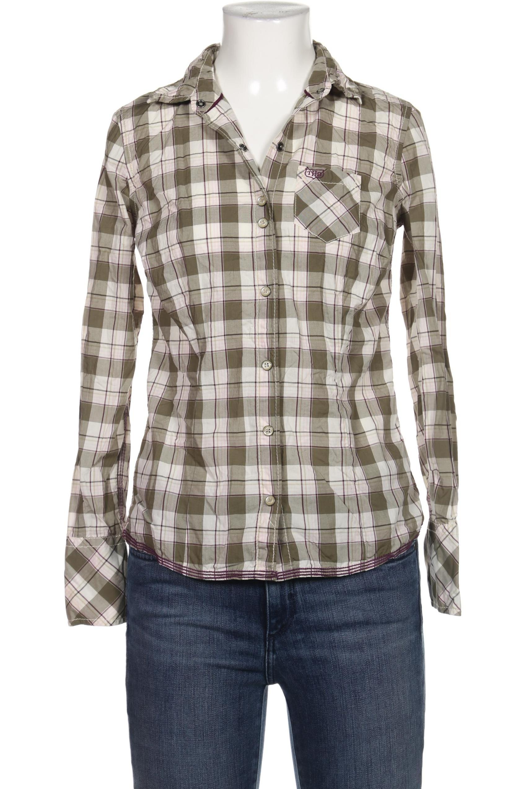 

Hilfiger Denim Damen Bluse, grün, Gr. 34