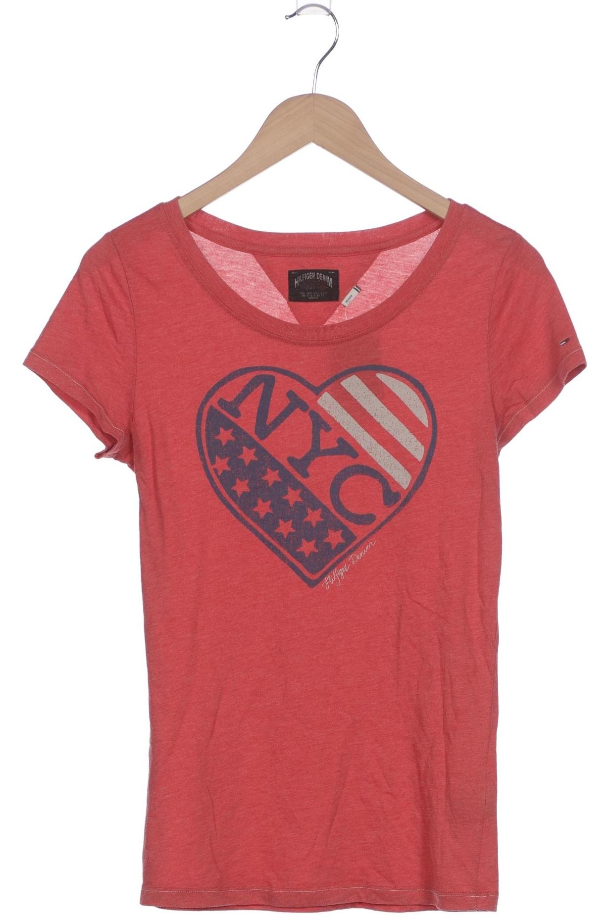 

Hilfiger Denim Damen T-Shirt, rot, Gr. 38