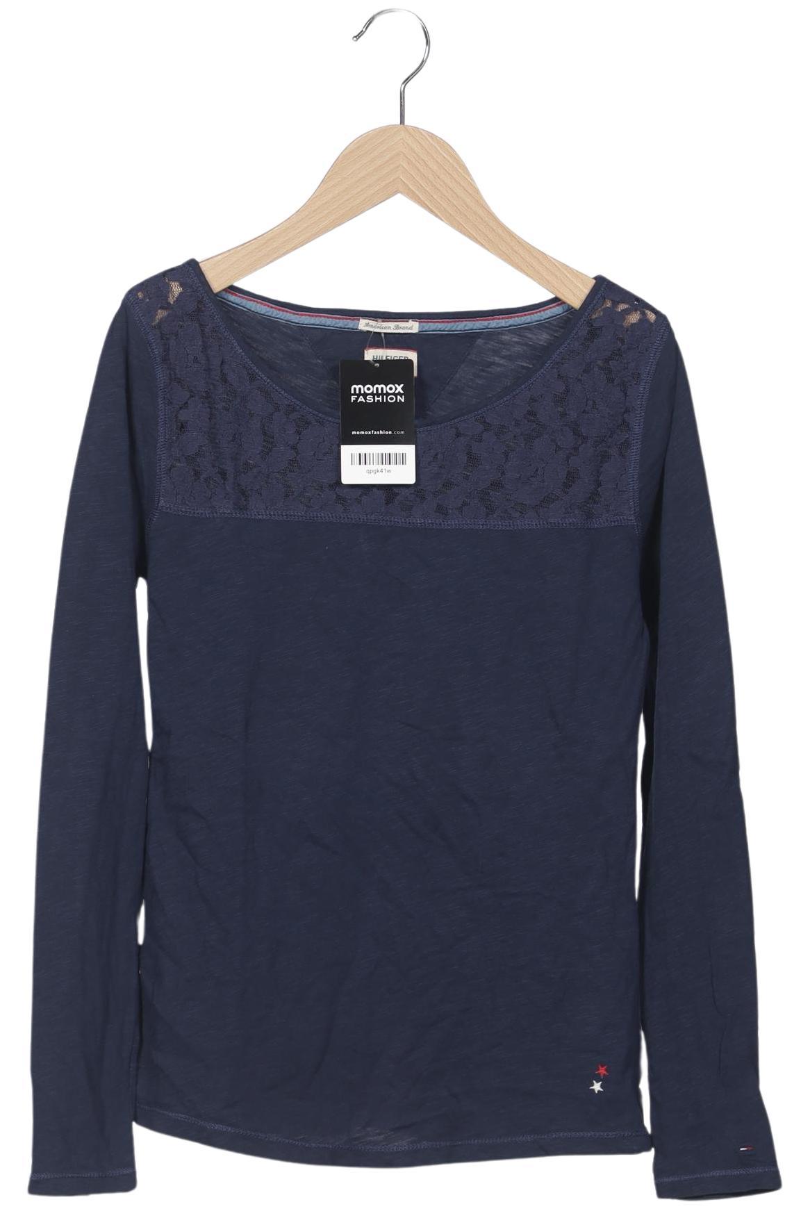 

Hilfiger Denim Damen Langarmshirt, marineblau, Gr. 34