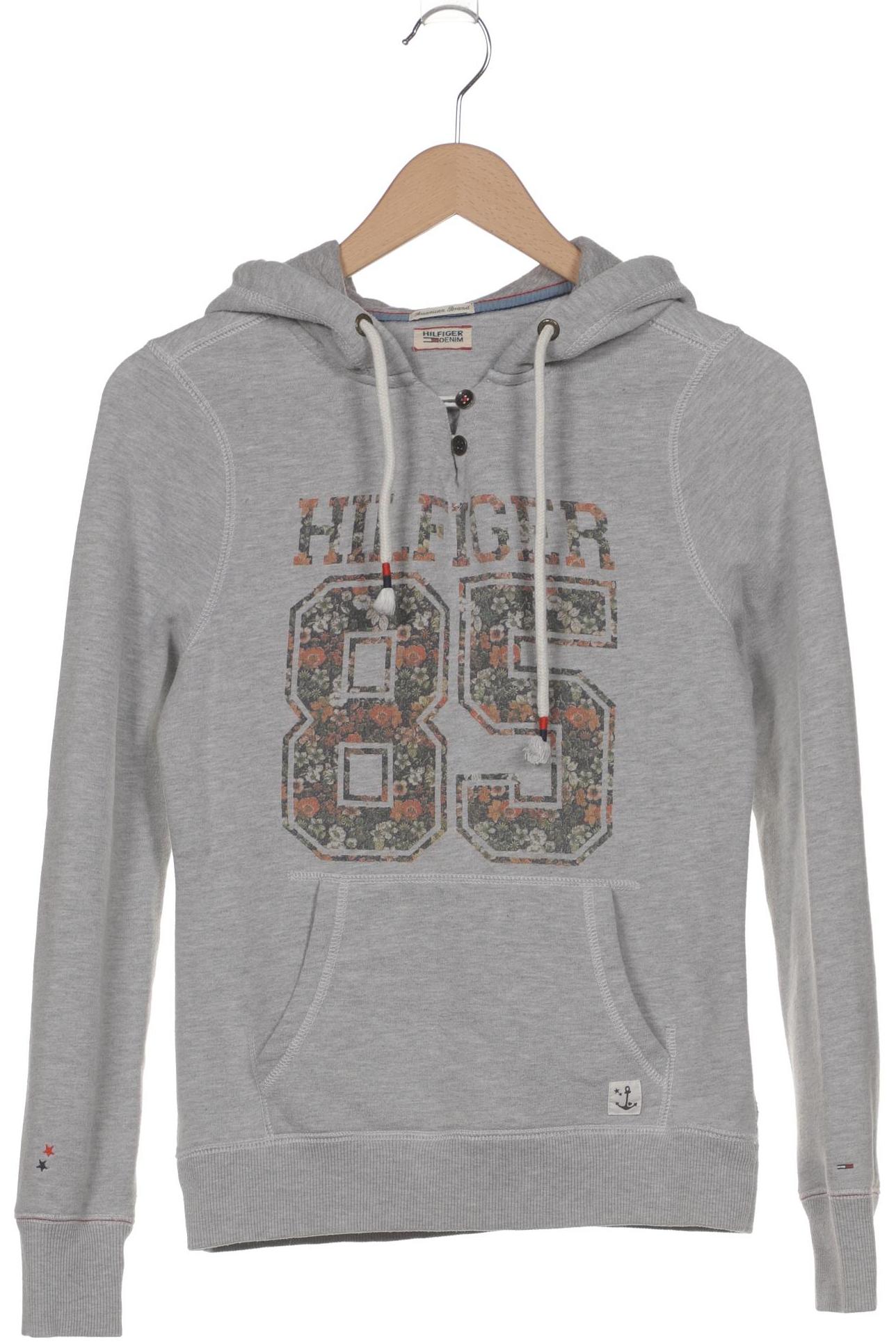 

Hilfiger Denim Damen Kapuzenpullover, grau, Gr. 38