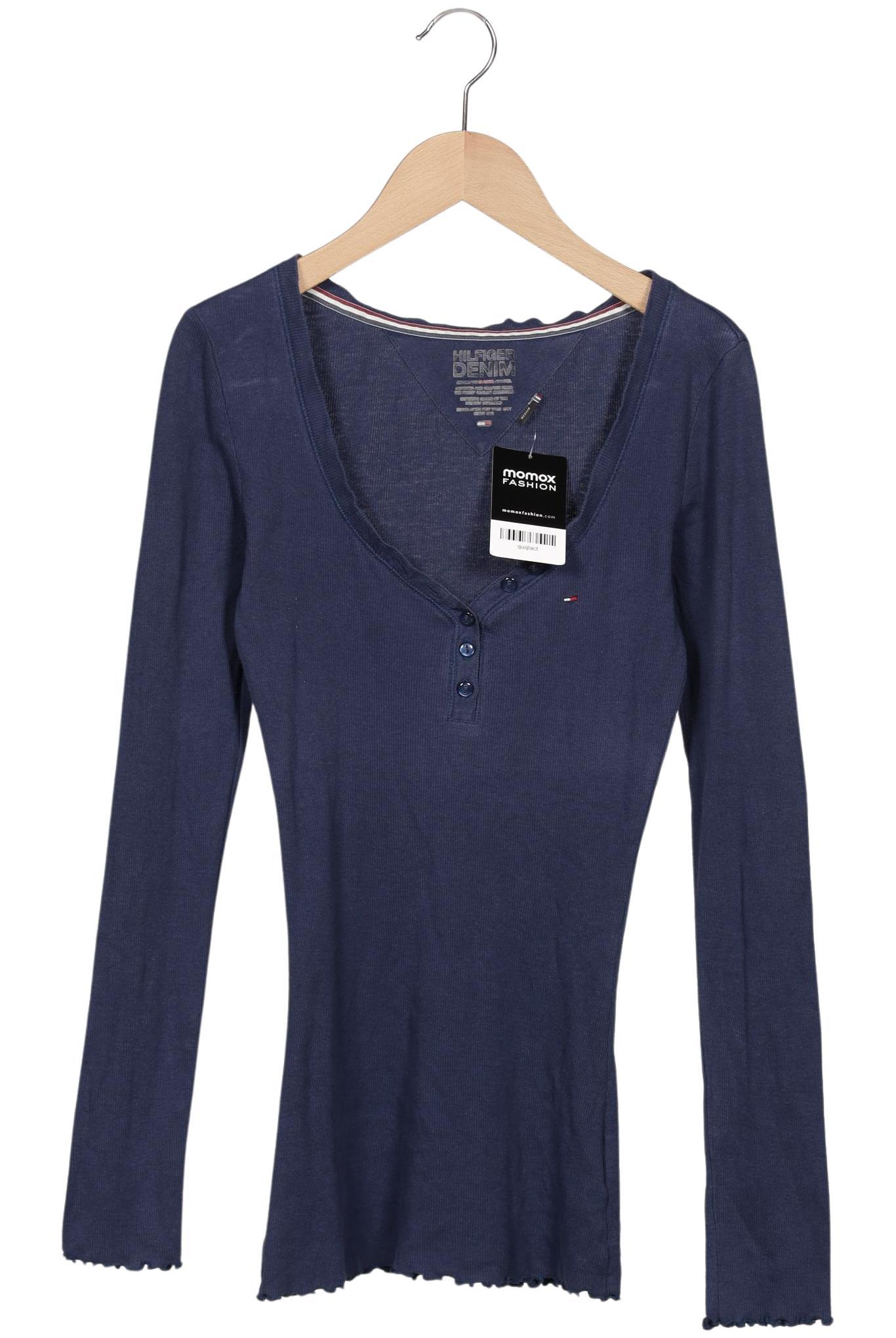 

Hilfiger Denim Damen Langarmshirt, marineblau, Gr. 38