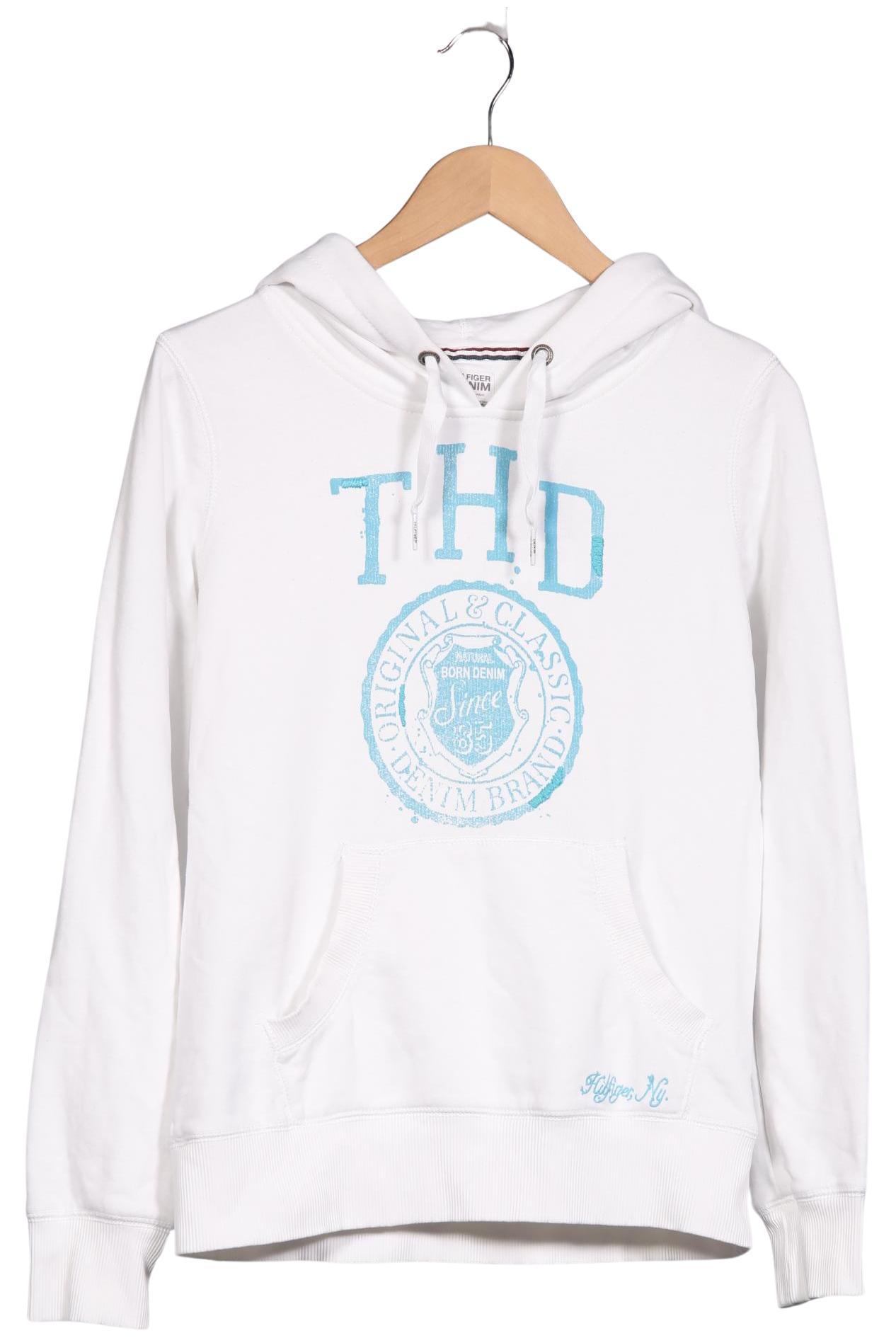 

Hilfiger Denim Damen Kapuzenpullover, weiß, Gr. 42