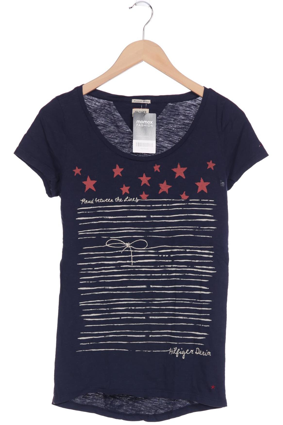 

HILFIGER DENIM Damen T-Shirt, marineblau