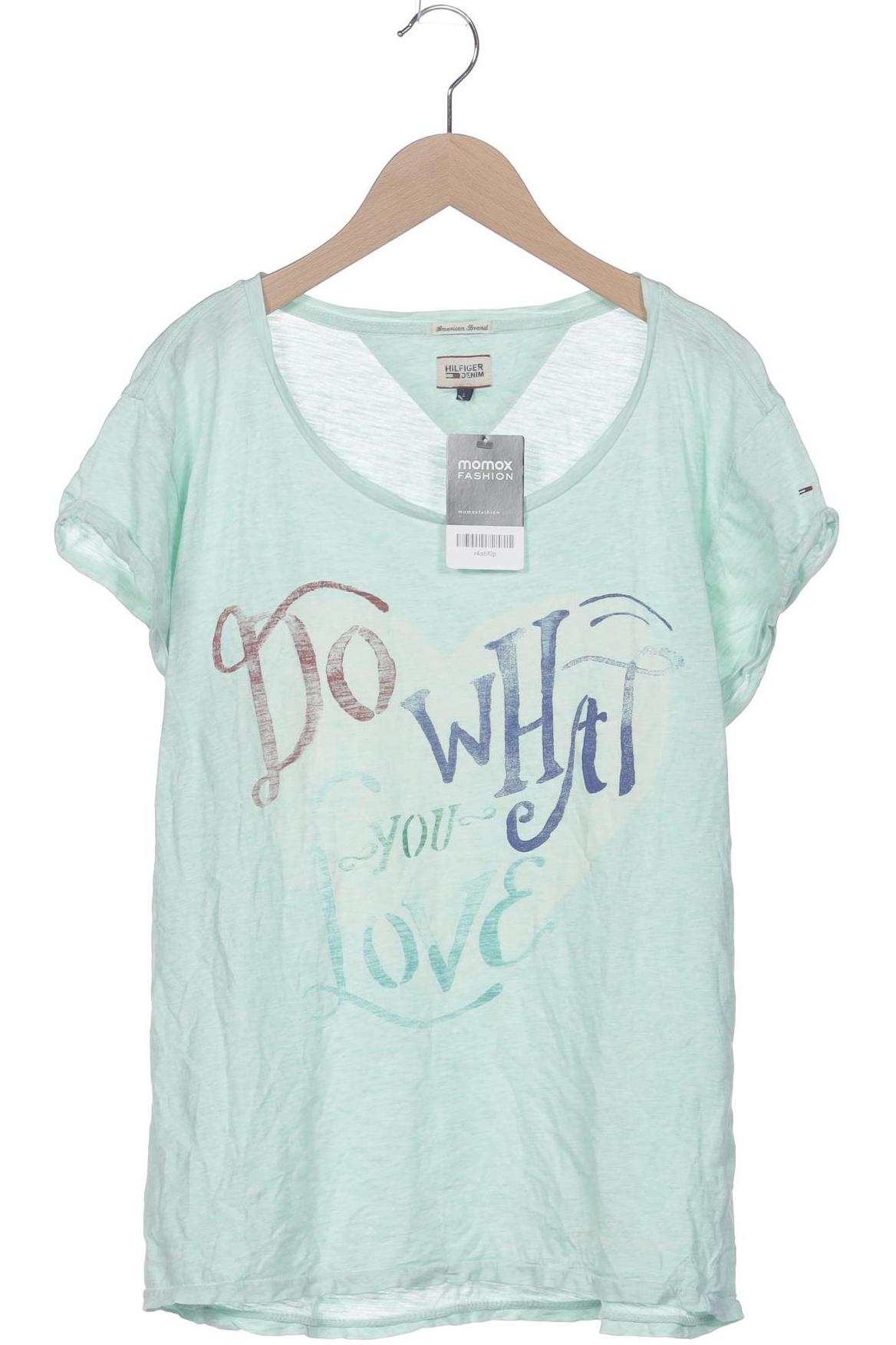

Hilfiger Denim Damen T-Shirt, hellgrün, Gr. 42