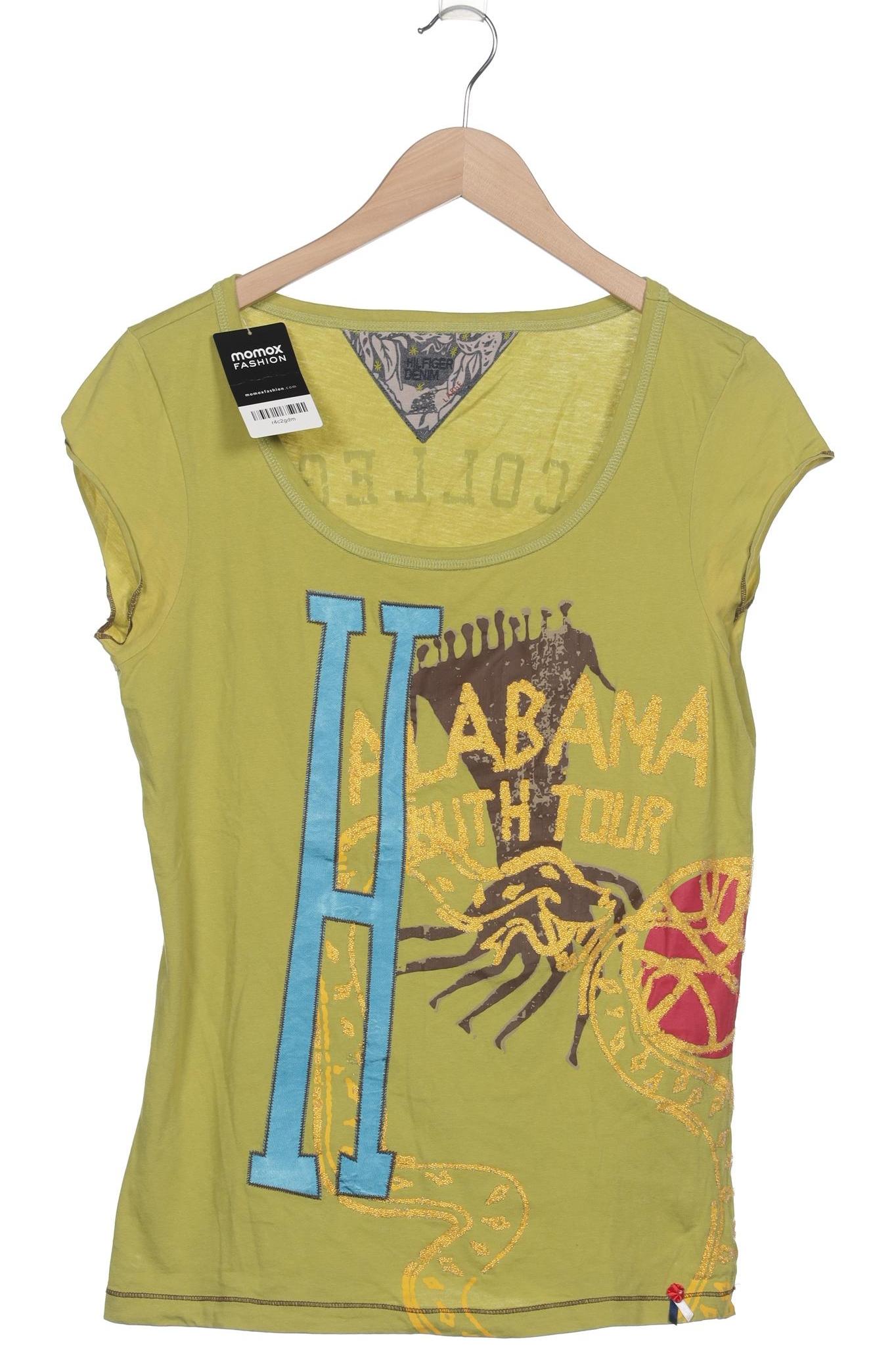 

Hilfiger Denim Damen T-Shirt, grün, Gr. 42