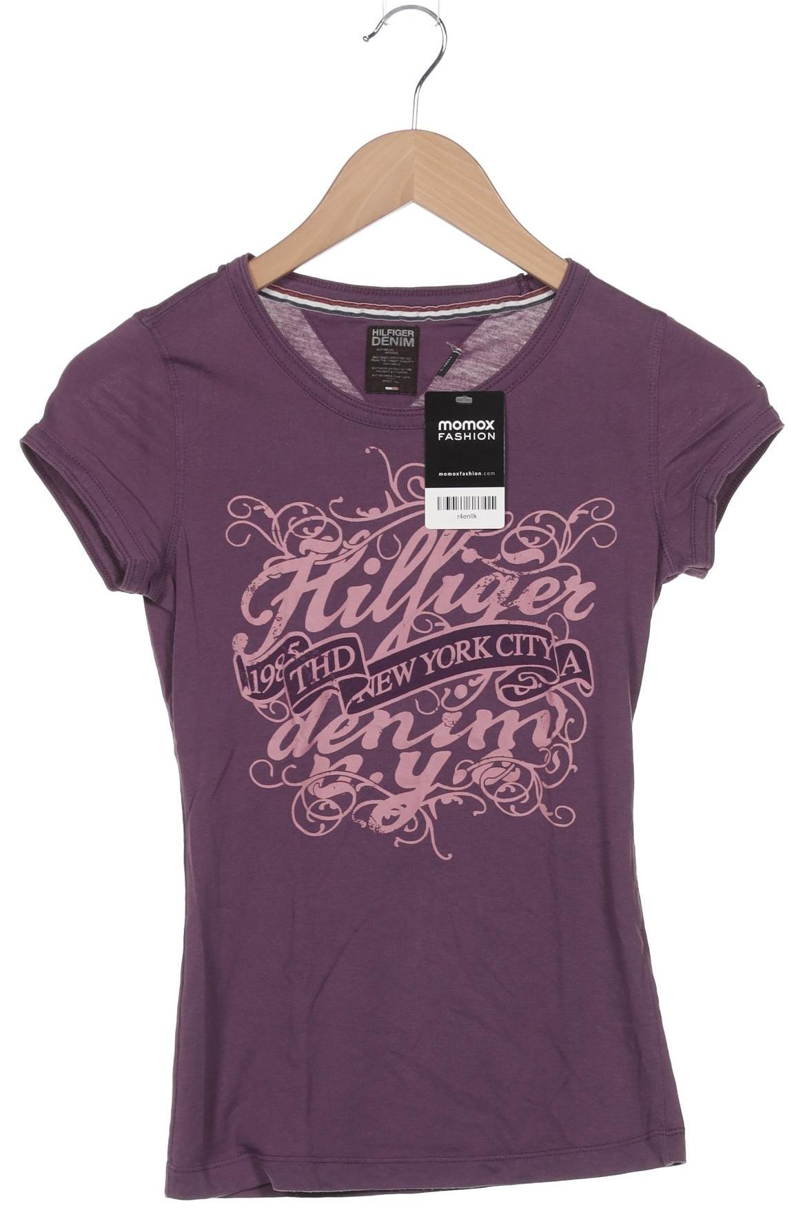 

Hilfiger Denim Damen T-Shirt, flieder, Gr. 34