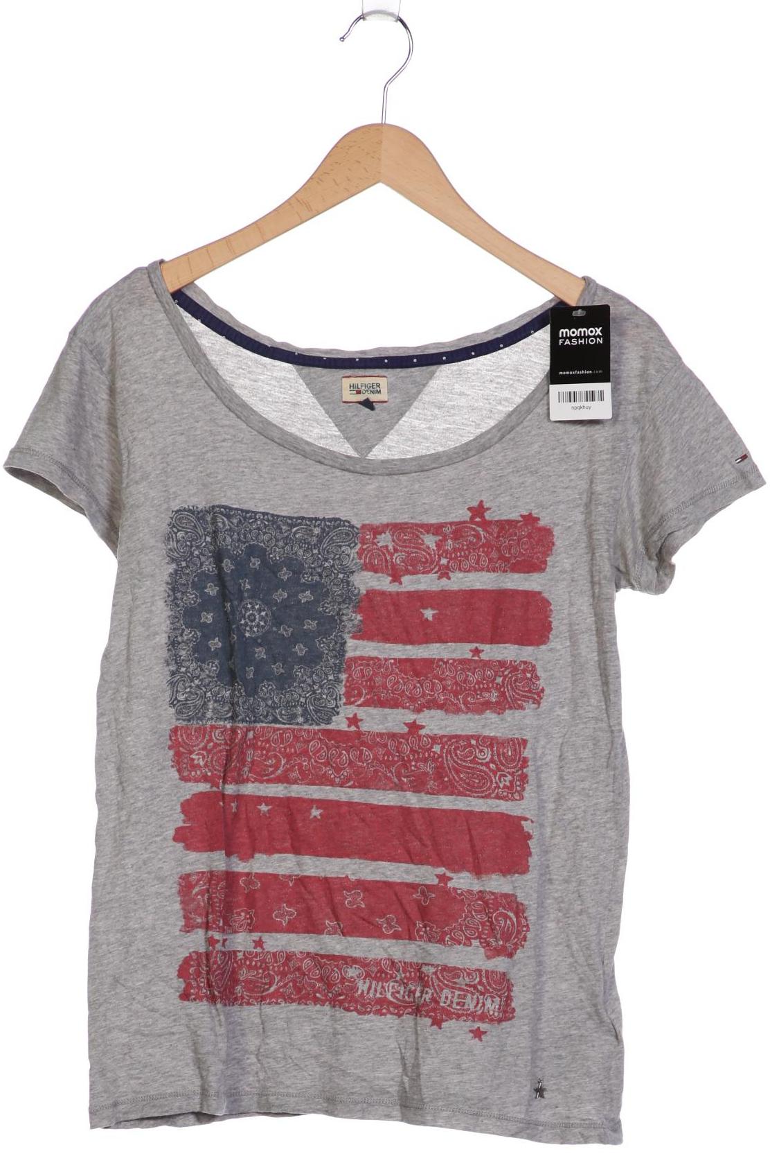 

Hilfiger Denim Damen T-Shirt, grau, Gr. 36