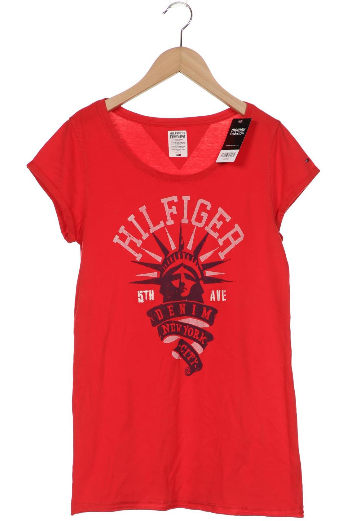 

Hilfiger Denim Damen T-Shirt, rot, Gr. 36