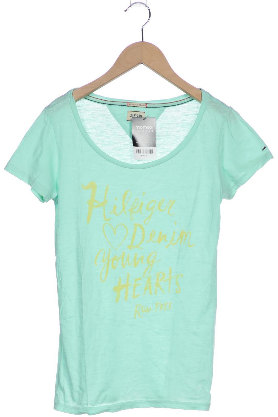 

Hilfiger Denim Damen T-Shirt, hellgrün, Gr. 36