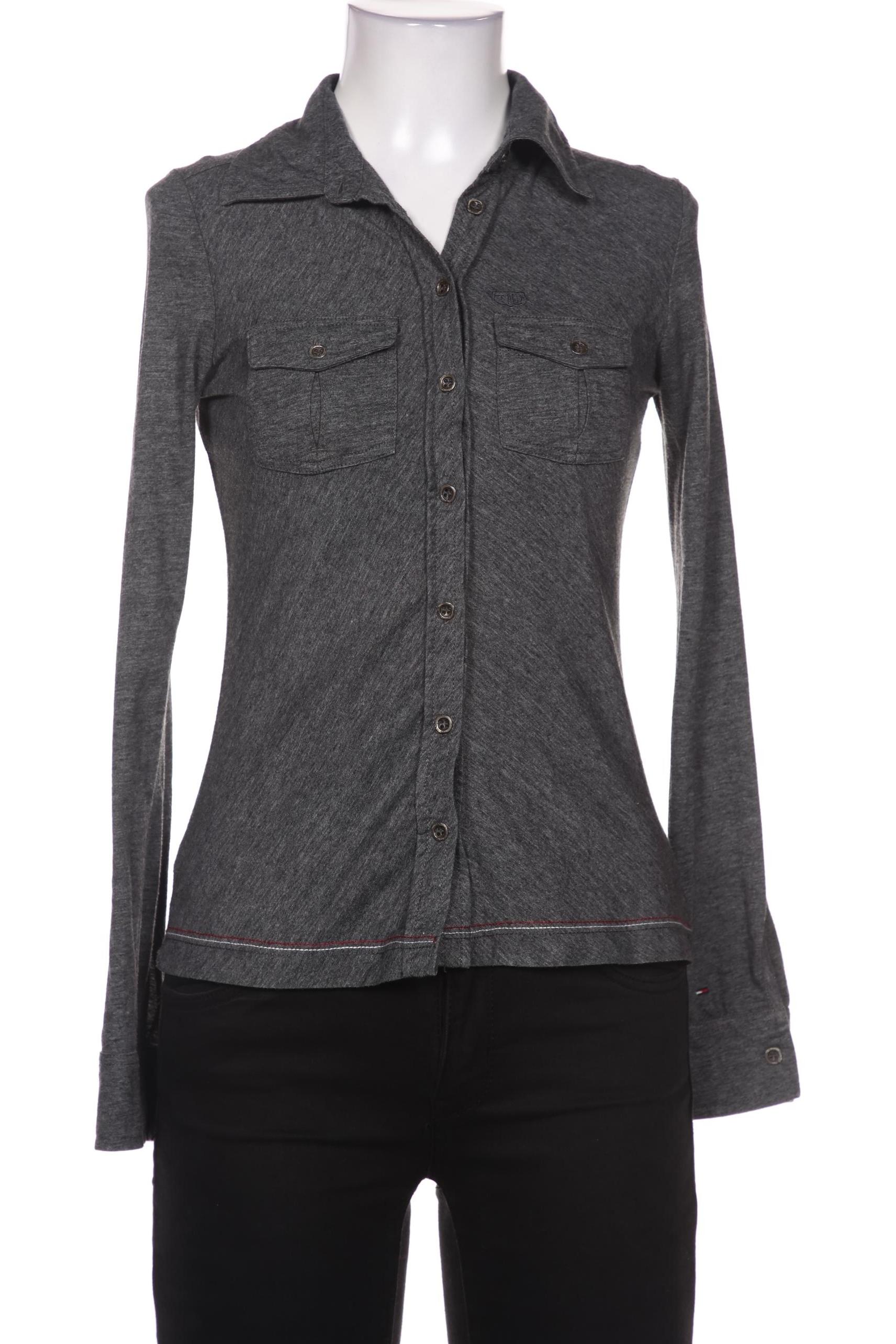 

Hilfiger Denim Damen Bluse, grau, Gr. 34