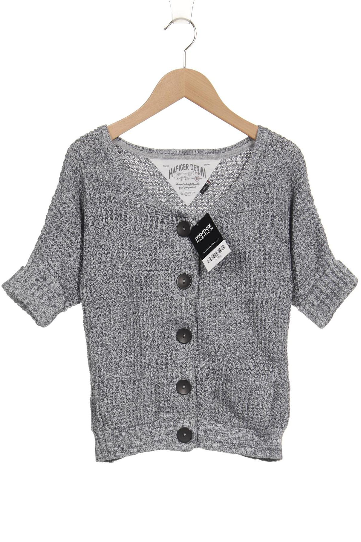 

Hilfiger Denim Damen Strickjacke, grau, Gr. 34