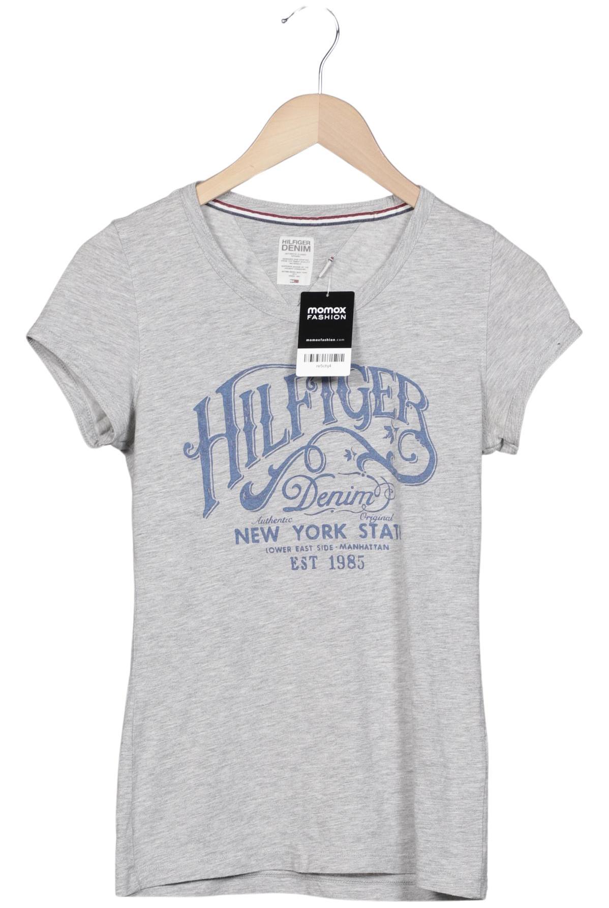 

Hilfiger Denim Damen T-Shirt, grau, Gr. 38